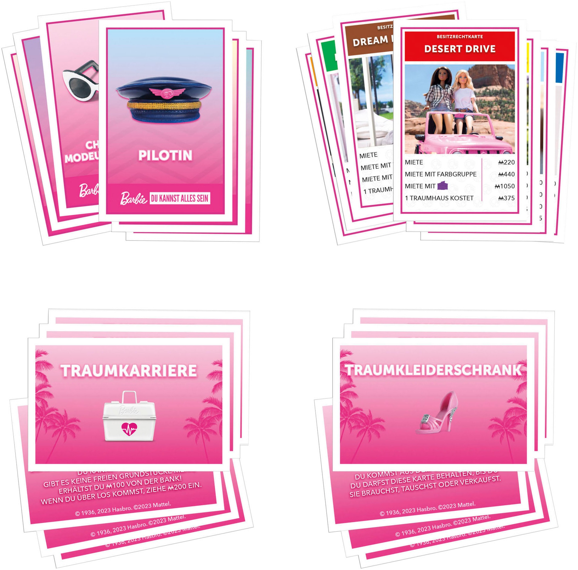 Hasbro Spiel »Hasbro Gaming, Monopoly, Barbie«