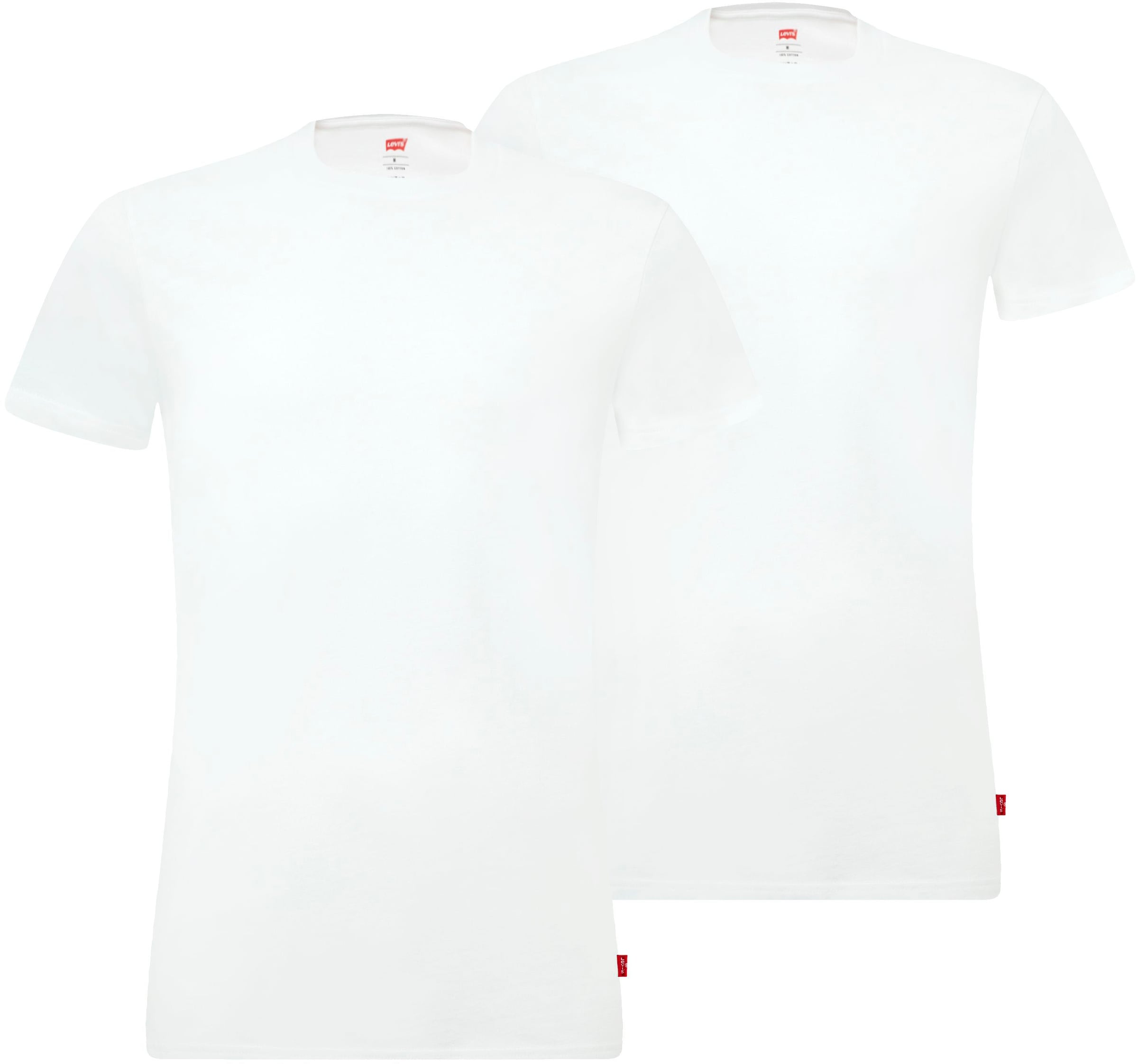 Levi's® T-Shirt, (Packung, 2er-Pack), mit breitem Logobund