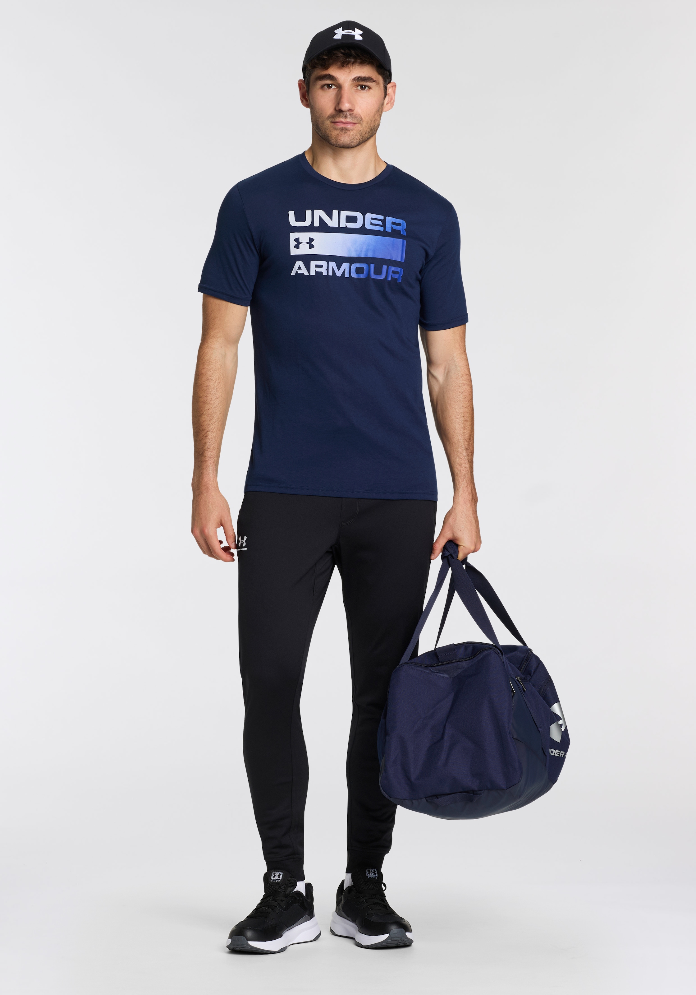 Under Armour® »UA TEAM ISSUE WORDMARK SS« leichtes Kurzarmdesign, Rundhalsausschnitt