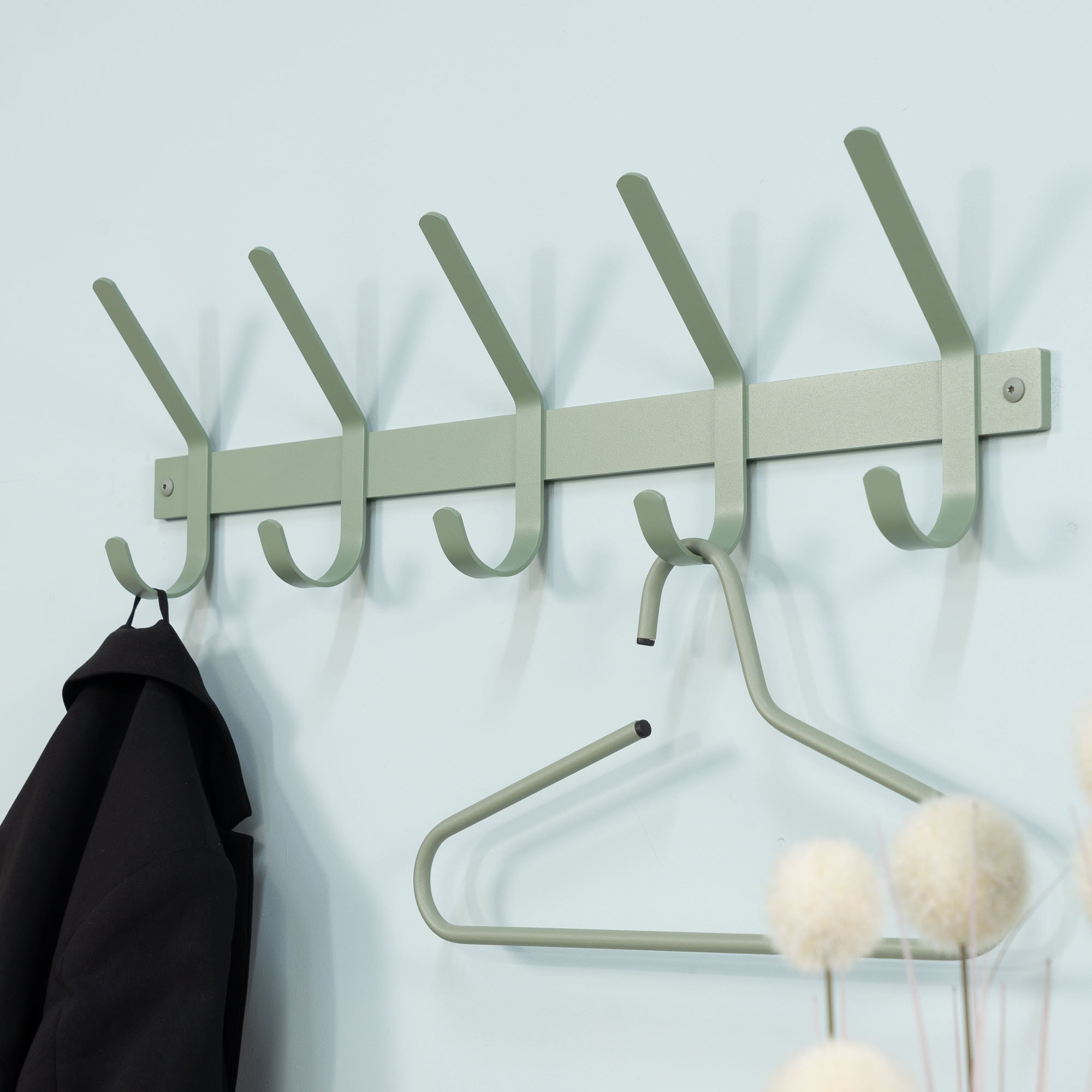 Spinder Design Garderobenhaken Metall, Breite 70 cm