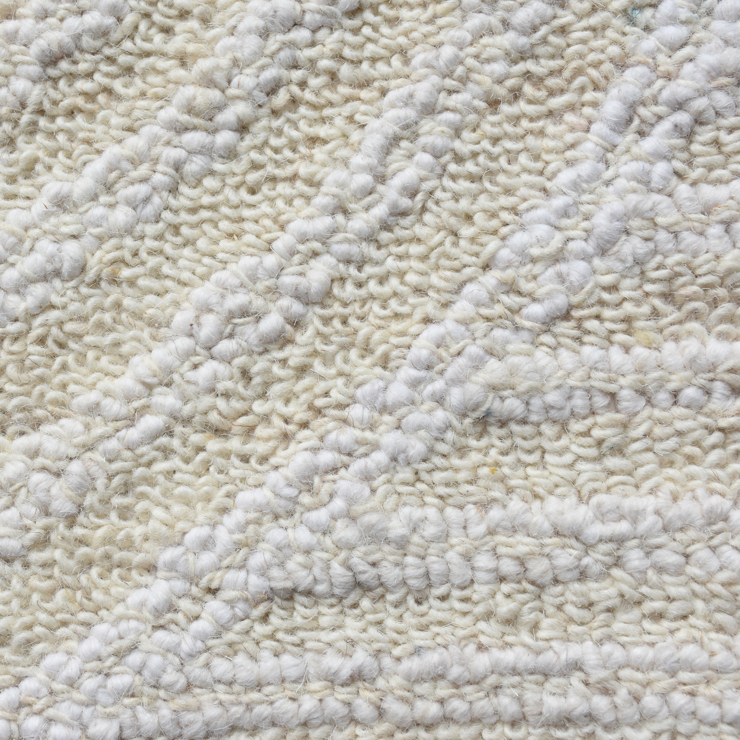 my home Wollteppich »Brevik, handgefertigt, Wolle, Hoch-Tief-Struktur« rechteckig 11 mm Höhe einfarbig, Wolle, Teppich, Wohnzimmer, Schlafzimmer, Esszimmer