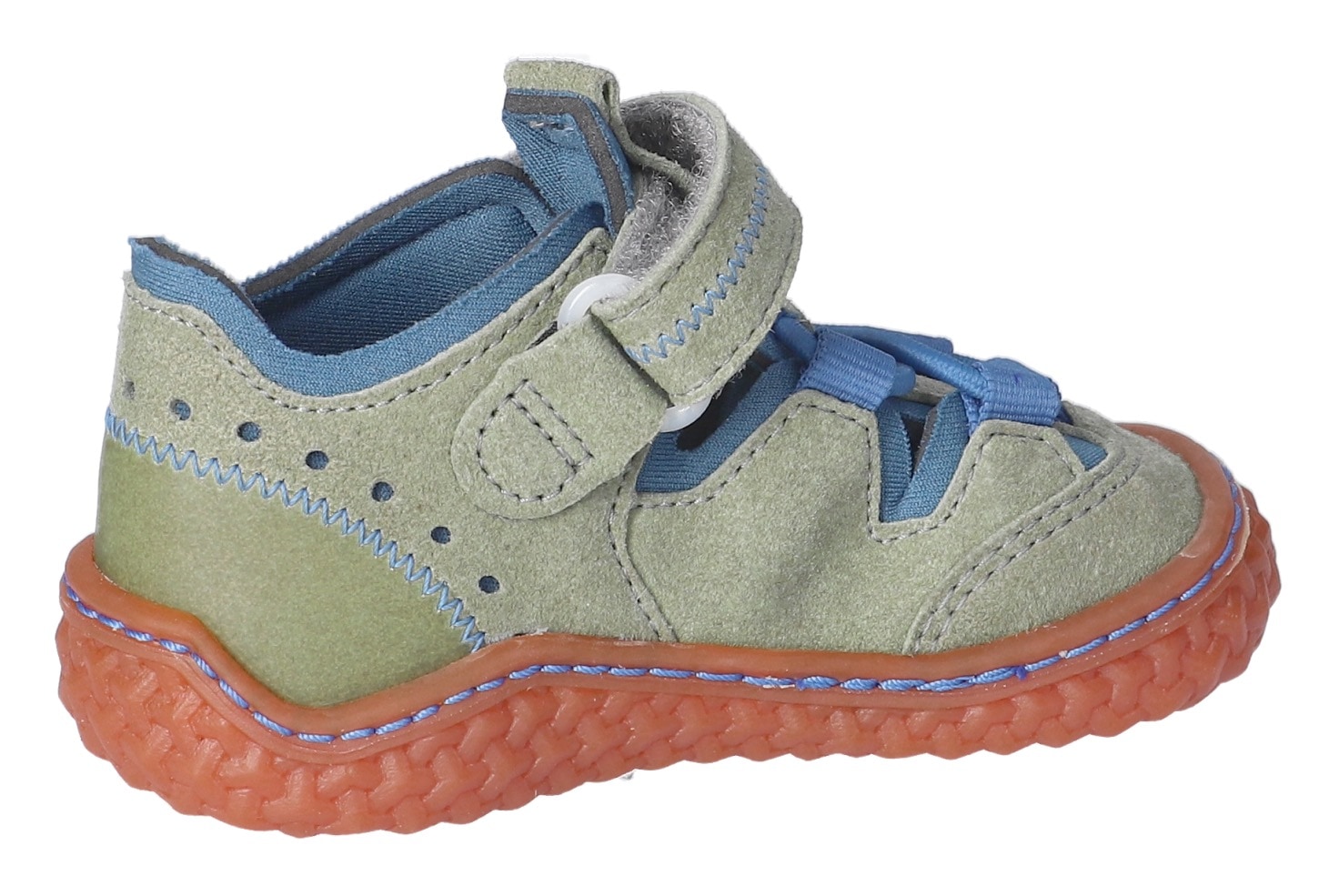 PEPINO by RICOSTA Barfußschuh »Jerry WMS: mittel«  , Barfußschuh mit Gummizug u. Klett, Größenschablone zum Download