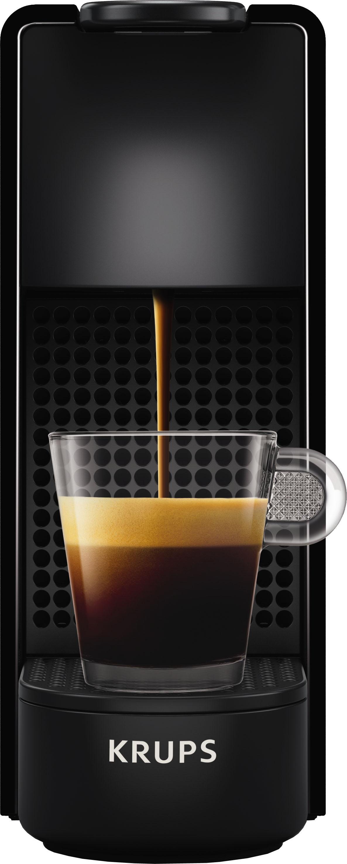 Nespresso Kapselmaschine »XN1108 Krups«, mit XXL Willkommenspaket 3 19 Essenza inkl. 14 Jahren von Mini mit Garantie Pumpendruck: Kapseln Bar