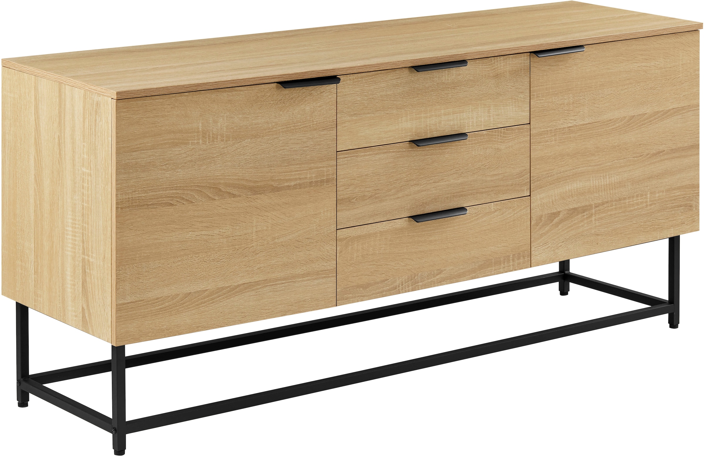 OTTO home Sideboard »Tayler« pflegeleichte Melaminoberfläche, Metallgestell, Breite 160 cm