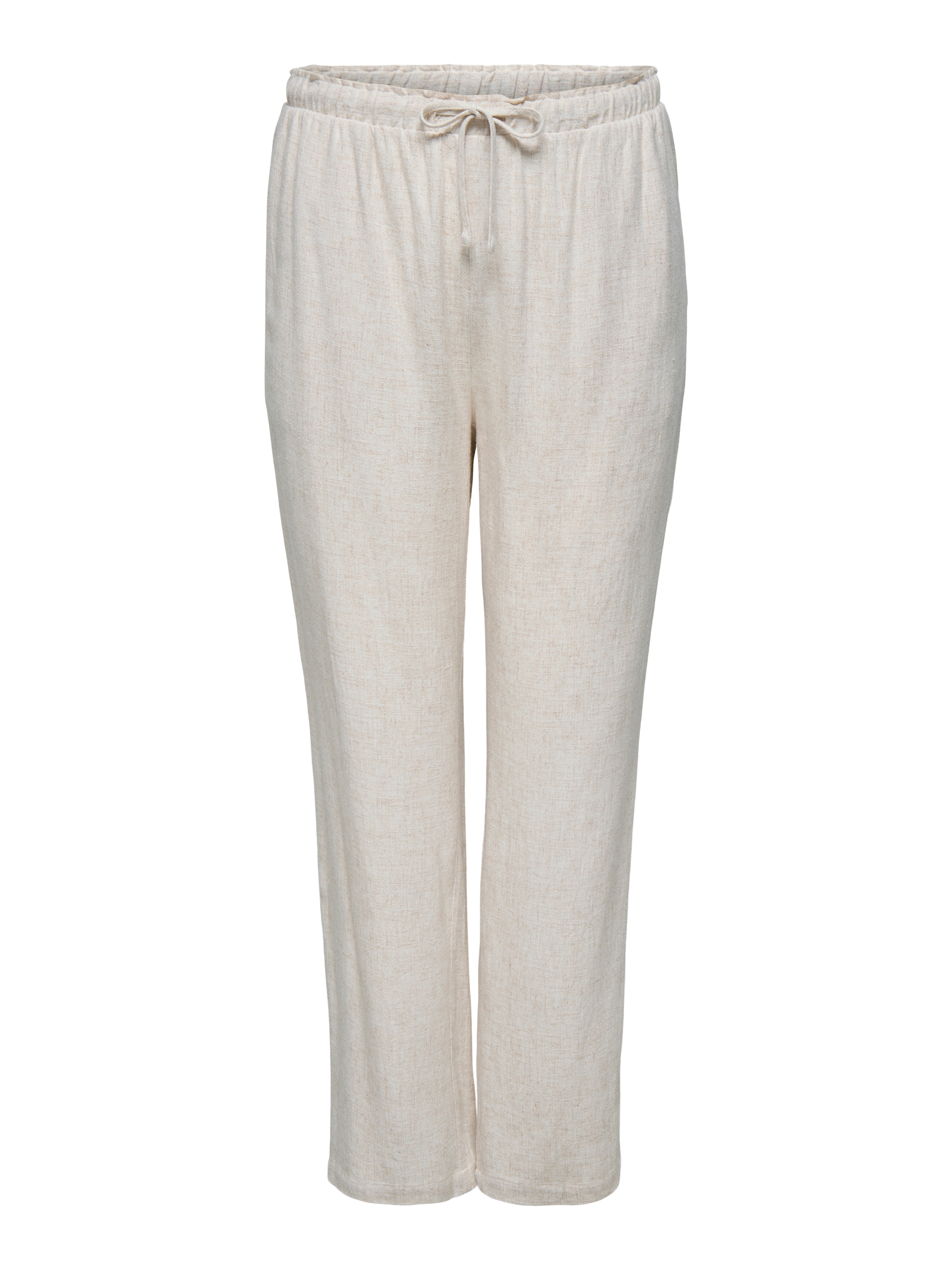 ONLY CARMAKOMA Schlupfhose »CARSIESTA HW PULL-UP LINEN BL PNT NOOS«  Viskosemischung, mit Leinen, High Waist