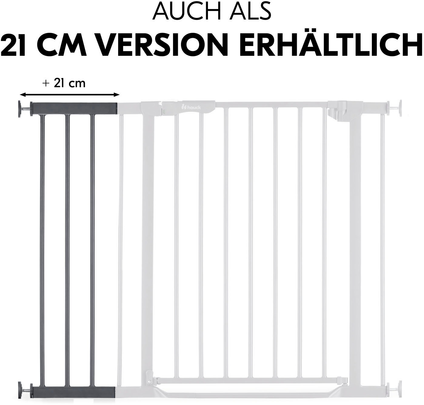 Hauck Verlängerung für Türschutzgitter »Extension, 9 cm, Dark Grey«