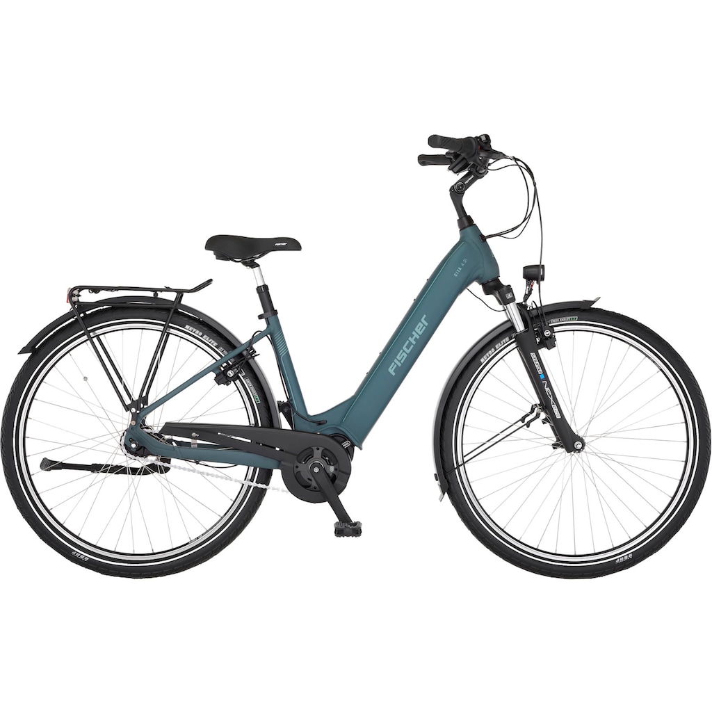 FISCHER Fahrrad E-Bike »CITA 4.2I 711«, 7 Gang, Shimano, Nexus, Mittelmotor 250 W, (Schloss)