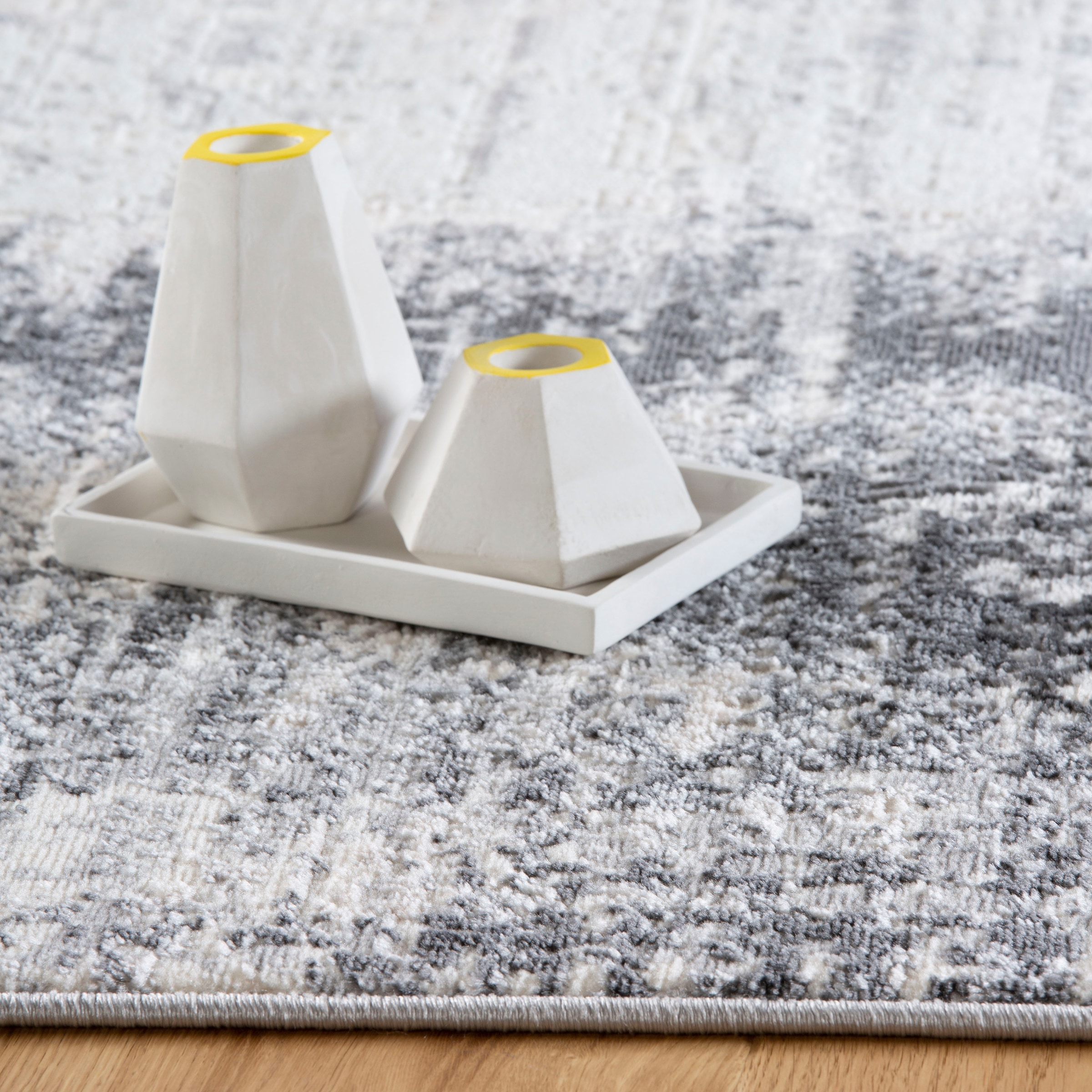 Obsession Teppich »My Salsa 690« rechteckig 8 mm Höhe Kurzflor, modernes & abstraktes Design, Used-Look, 3D-Effekt