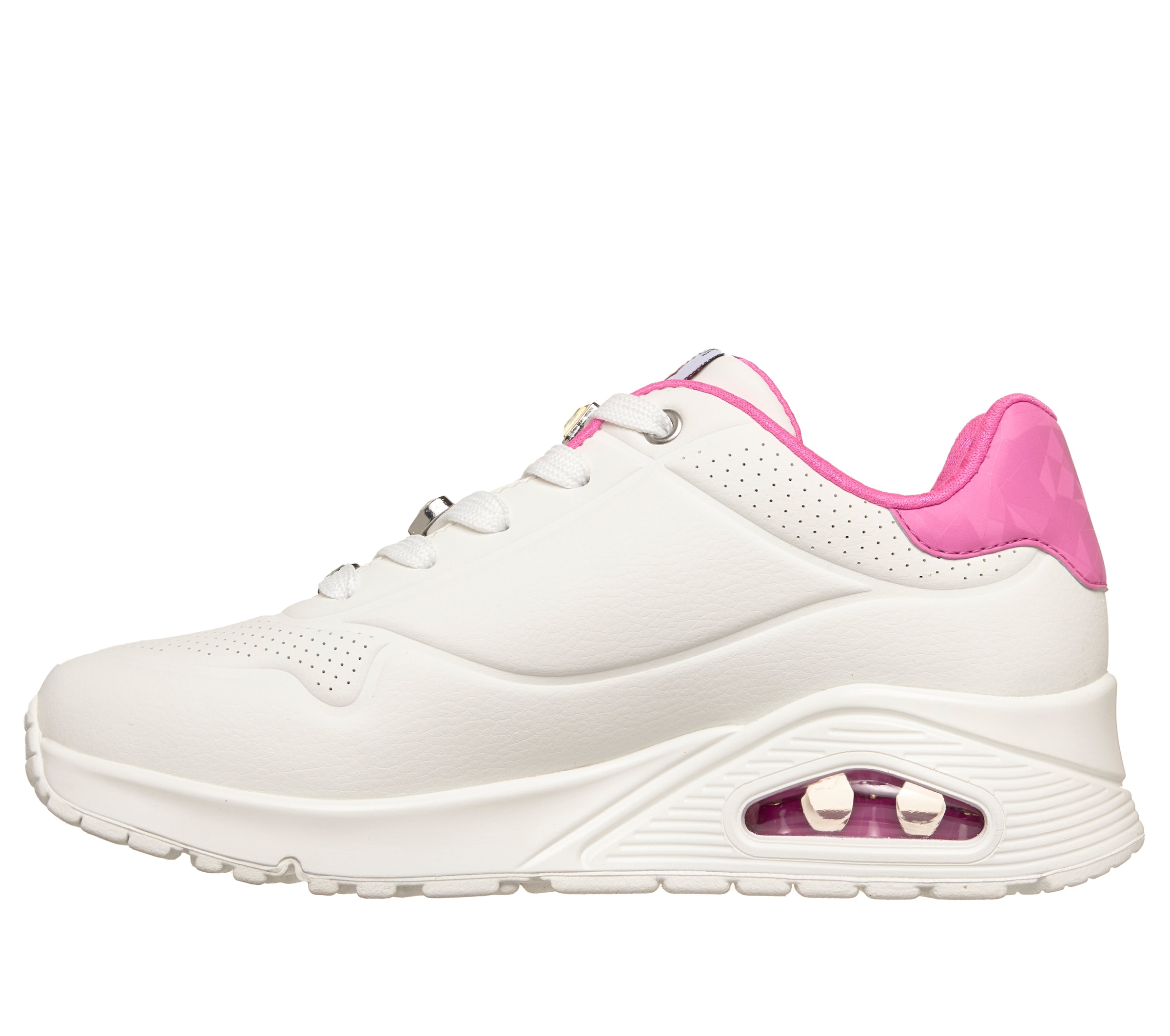 Skechers Sneaker »UNO-DIAMOND STONES«  Trendsneaker, Halbschuh, Schnürschuh mit Schmuckelemente