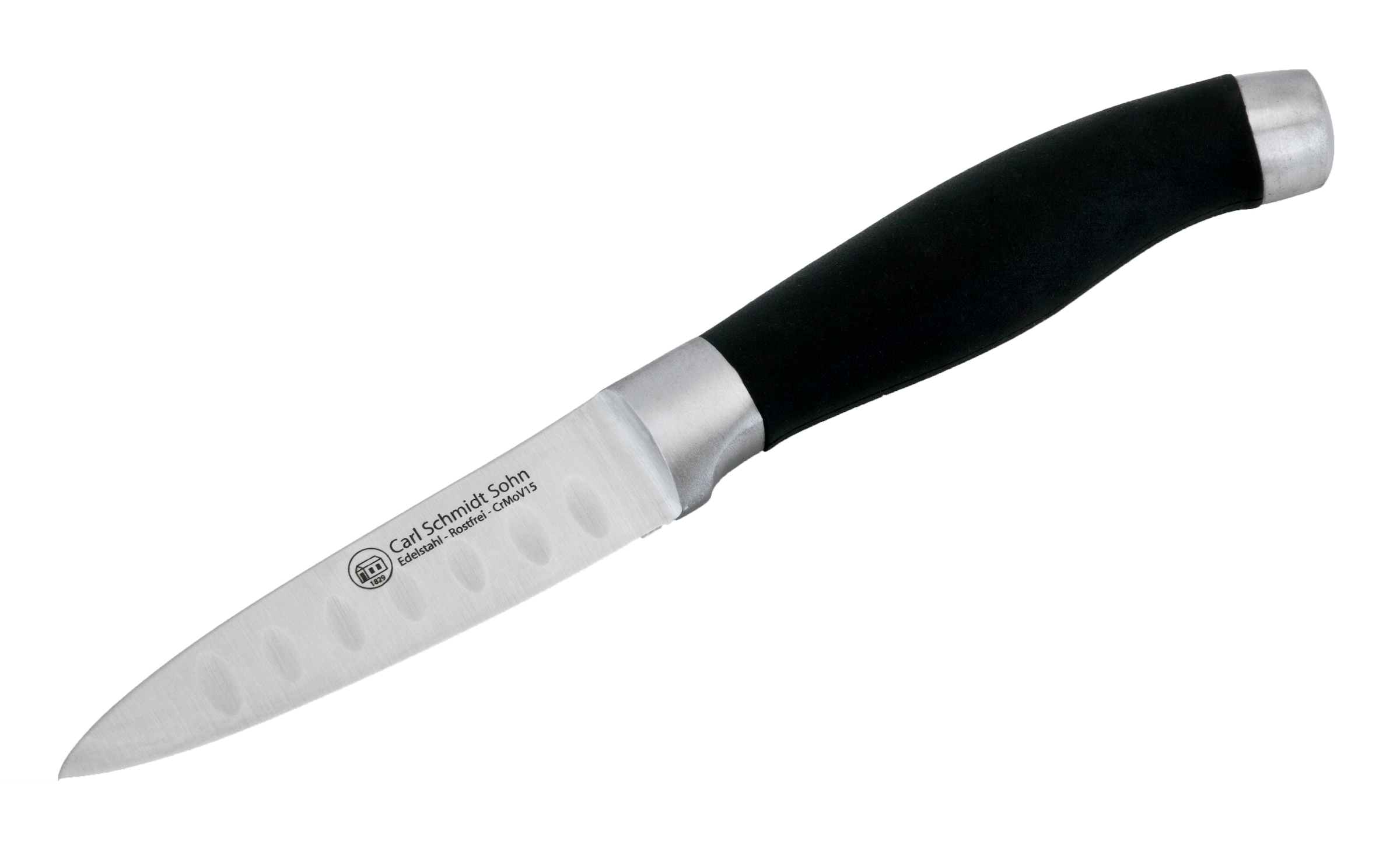 Carl Schmidt Sohn Spickmesser »SHIKOKU, 10 cm, Edelstahl rostfrei« mit Kullenschliff