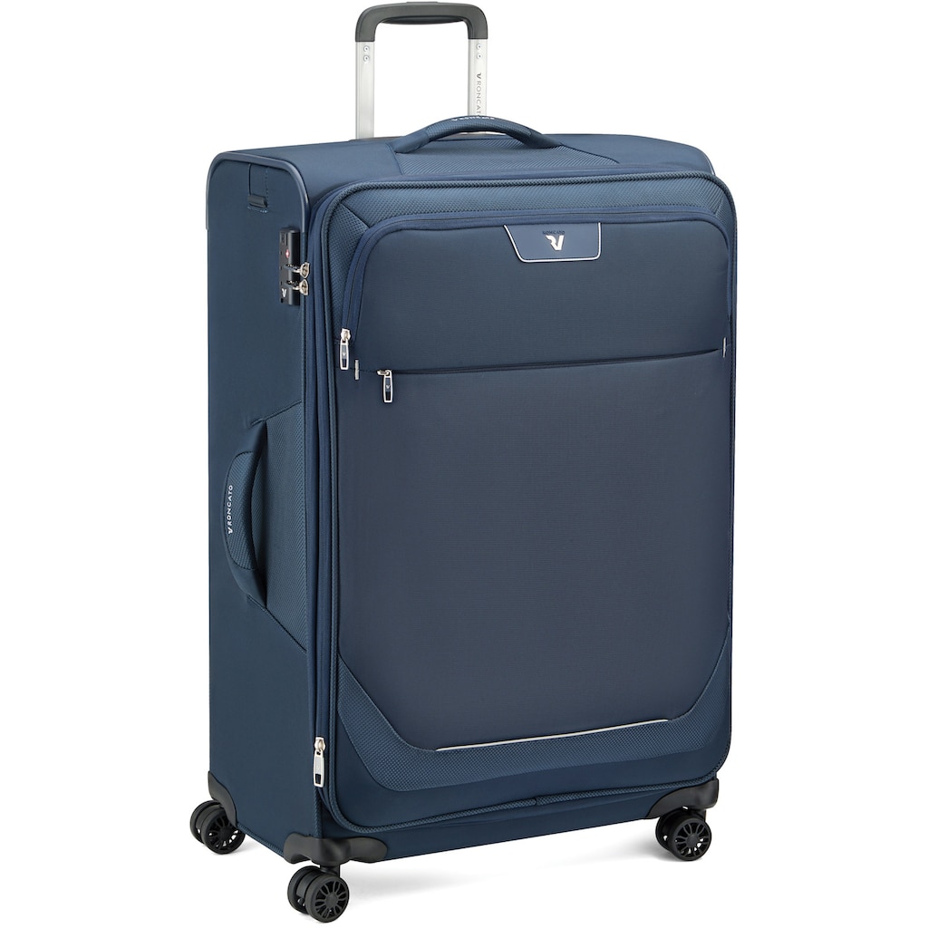 RONCATO Weichgepäck-Trolley »Joy, 75 cm«, 4 Rollen, Reisegepäck Koffer mittel groß mit Volumenerweiterung und TSA Schloss