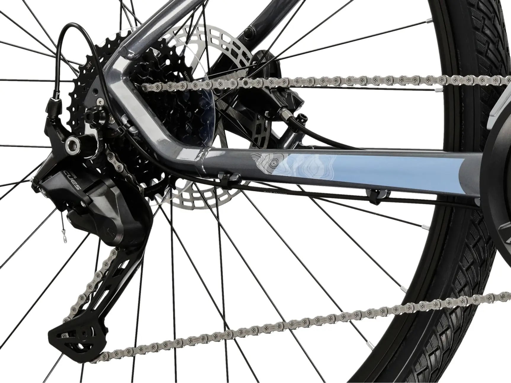 Kross Crossrad »Evado 5.0«, 18 Gang, Shimano, CUES U3020 Schaltwerk, Kettenschaltung