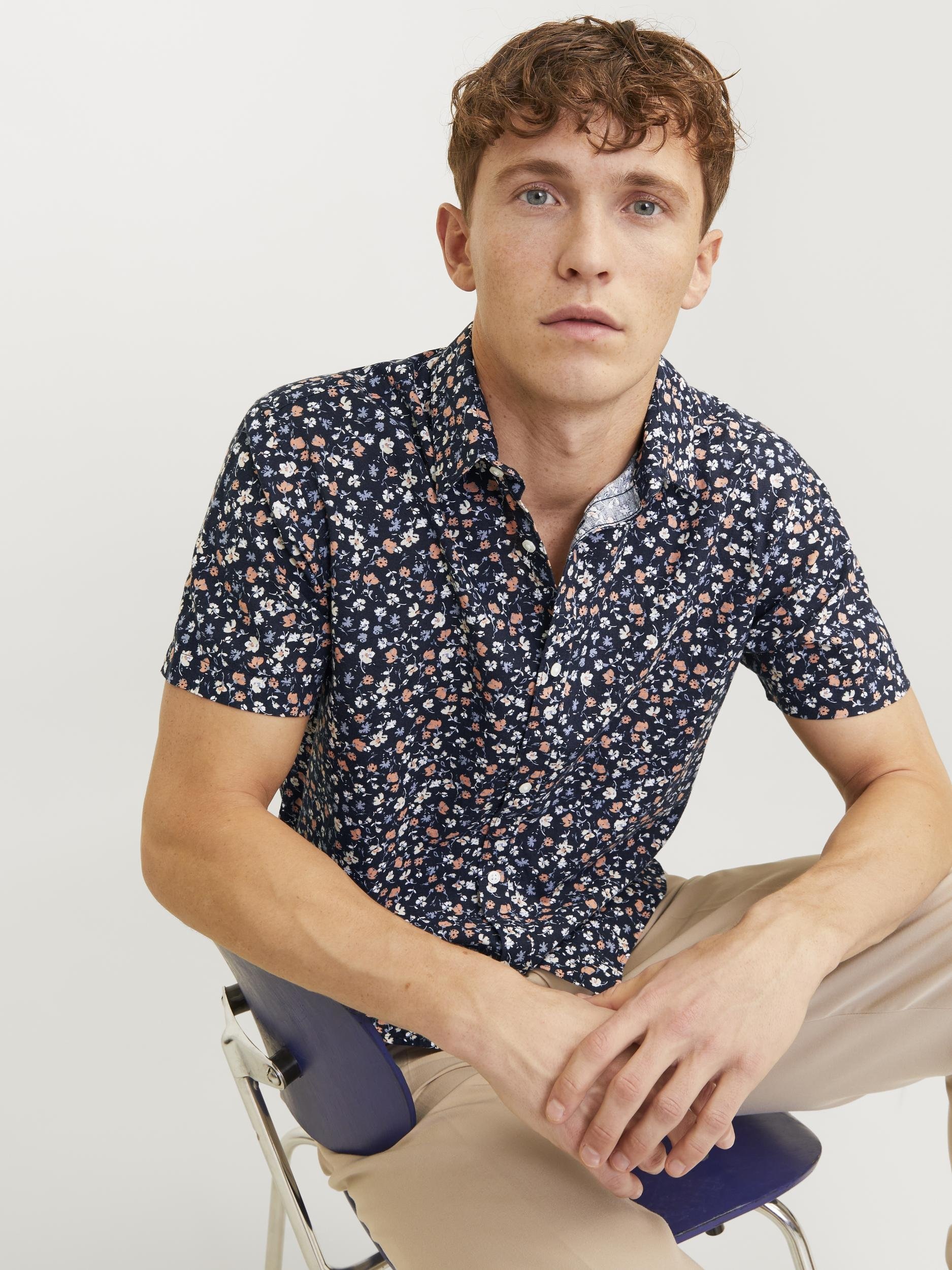 Jack & Jones Kurzarmhemd »JPRBLASUMMER PRINT SHIRT S/S SS24 SN«