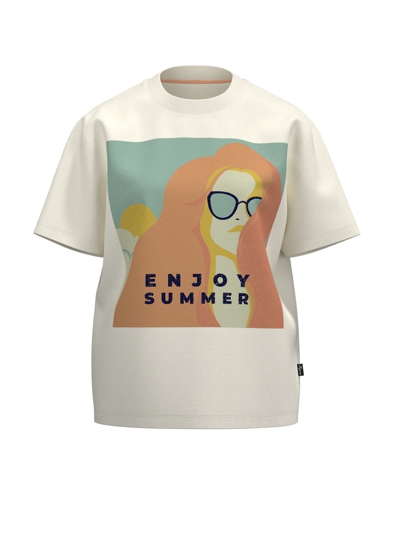 Trigema T-Shirt »TRIGEMA T Shirt mit Druck "Enjoy Summer"« 1