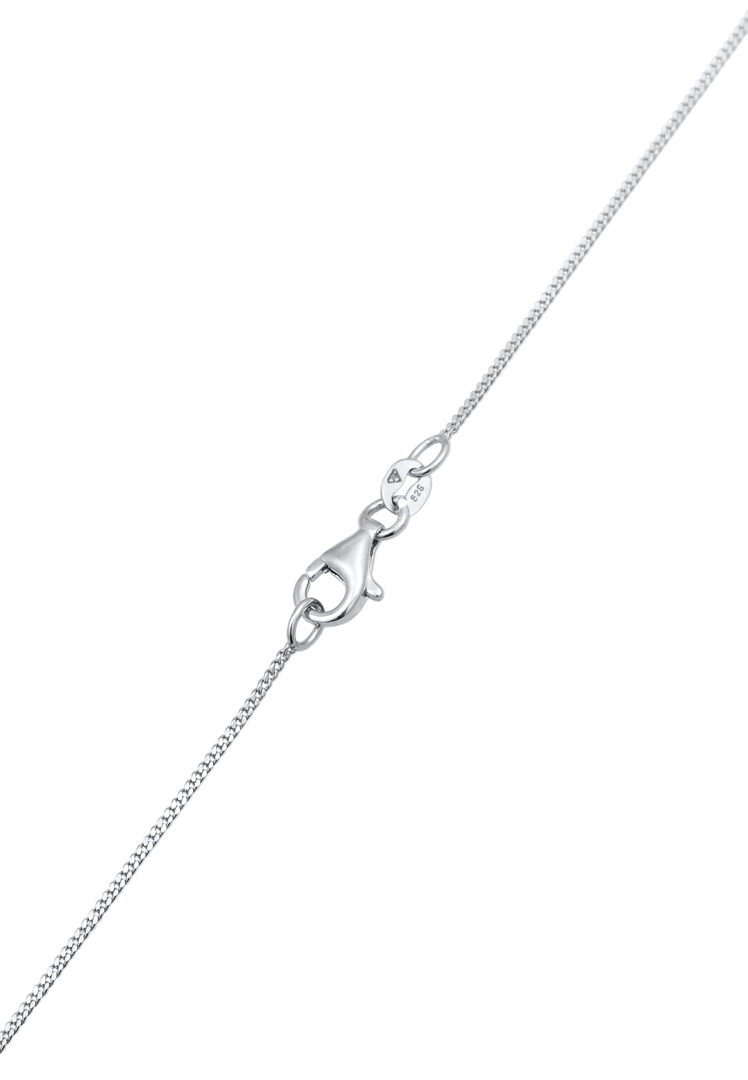 Elli Silberkette »Halskette Kleeblatt Glück Zirkonia 925 Silber«
