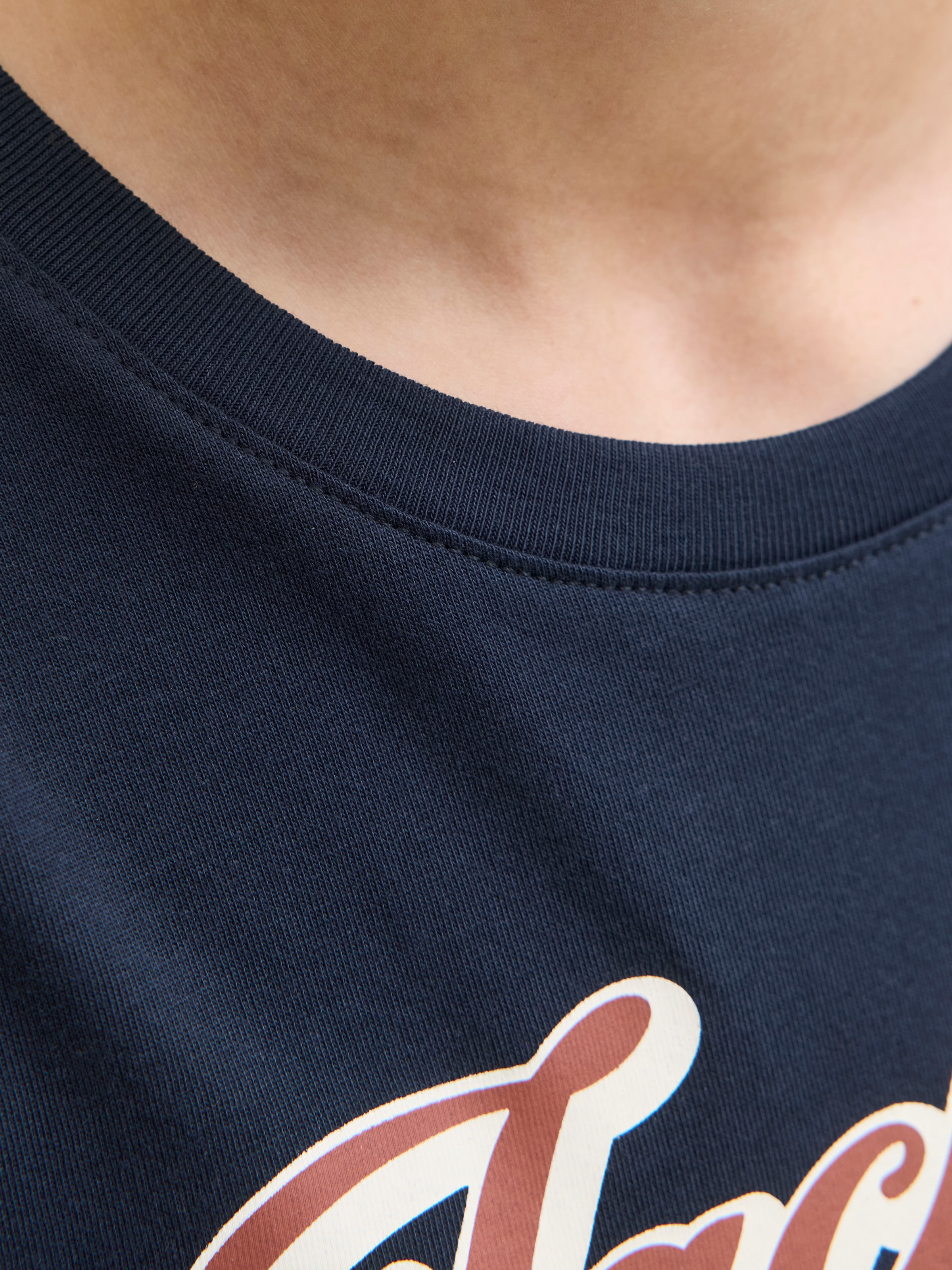 Jack & Jones Junior Langarmshirt »JJELOGO TEE LS O-NEC 2 COL AW25 NOOS JNR«