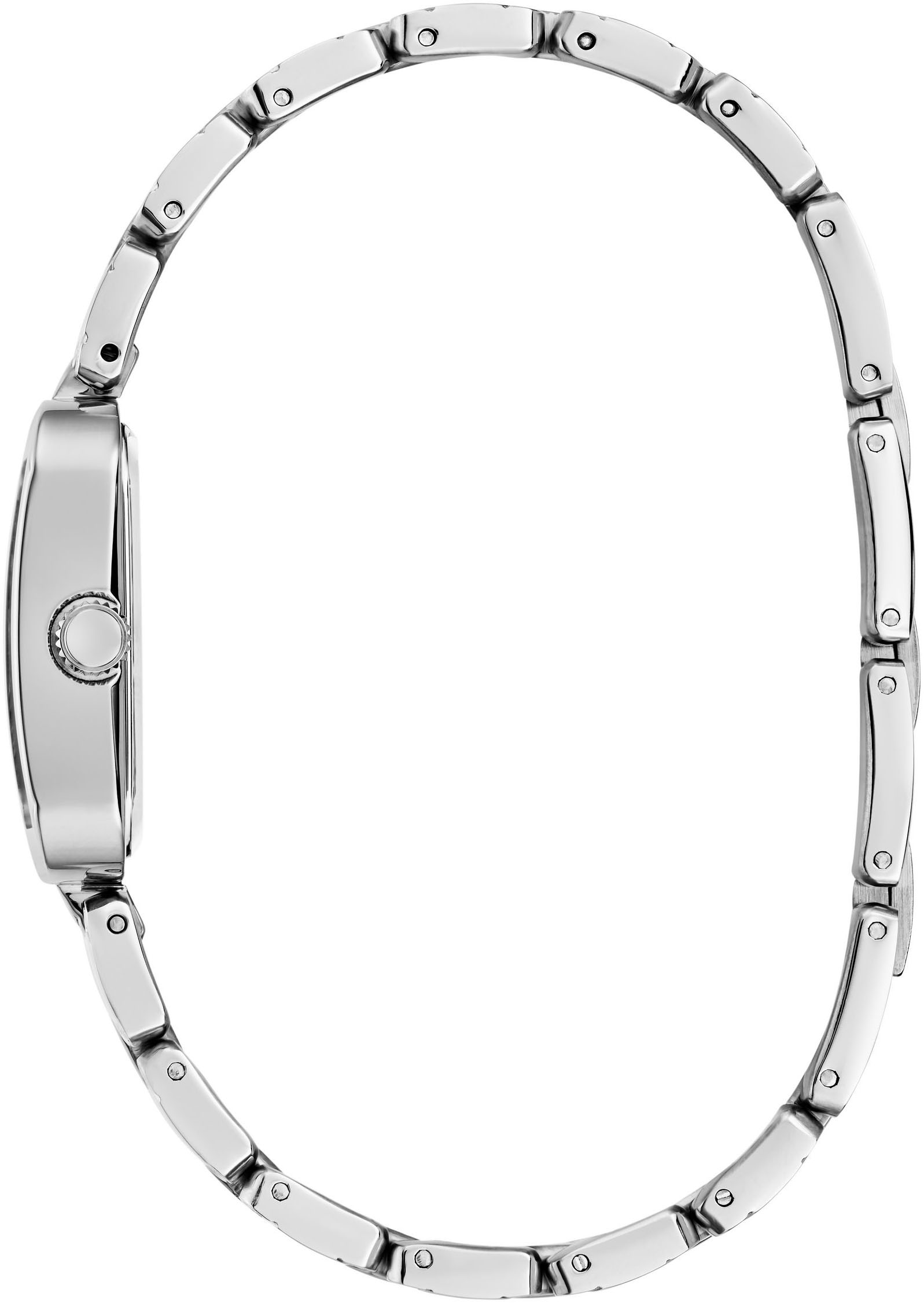 Guess Quarzuhr »ISLA« Armbanduhr, Damenuhr, Edelstahlarmband