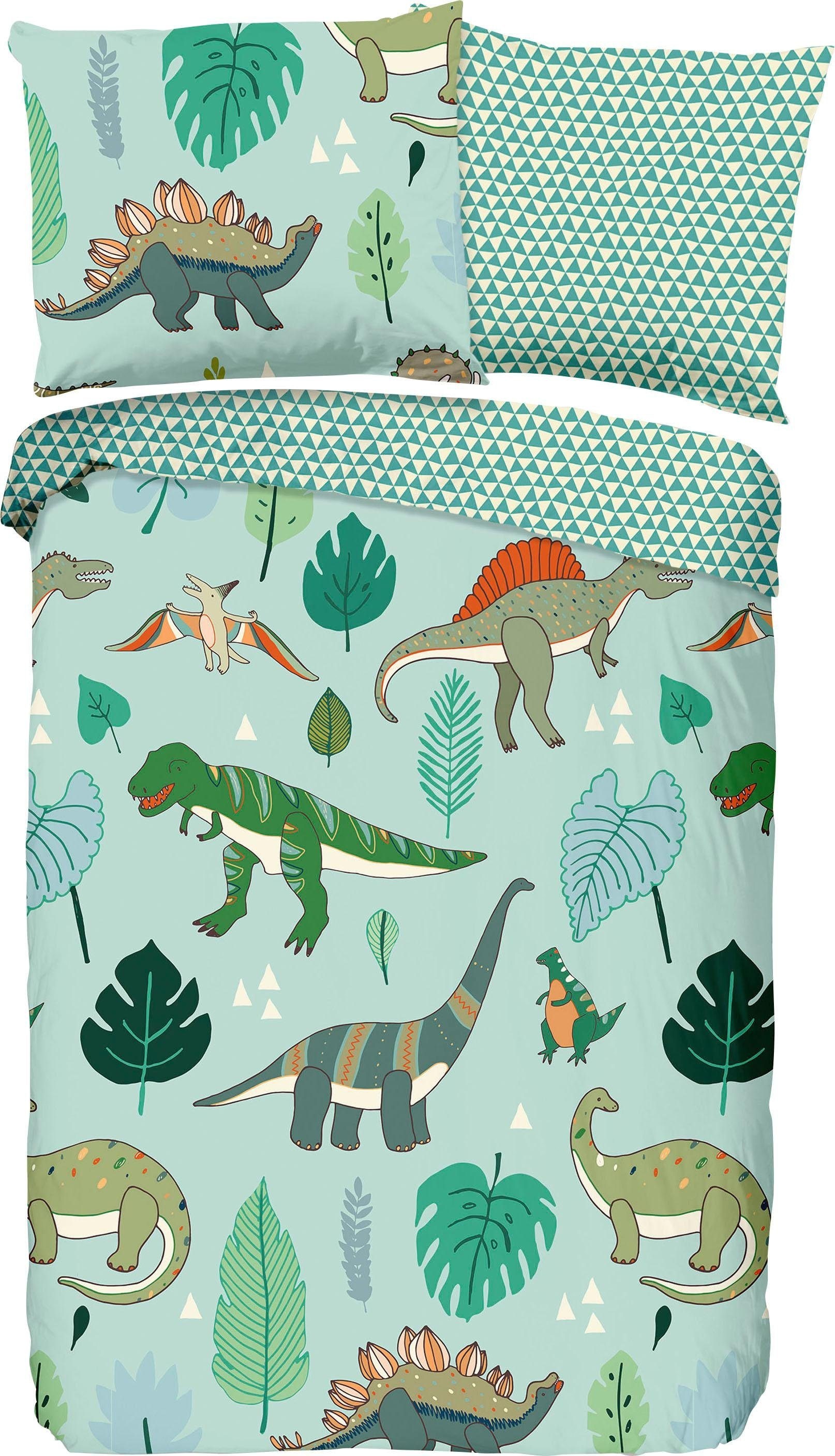 Babybettwäsche mit Dinos