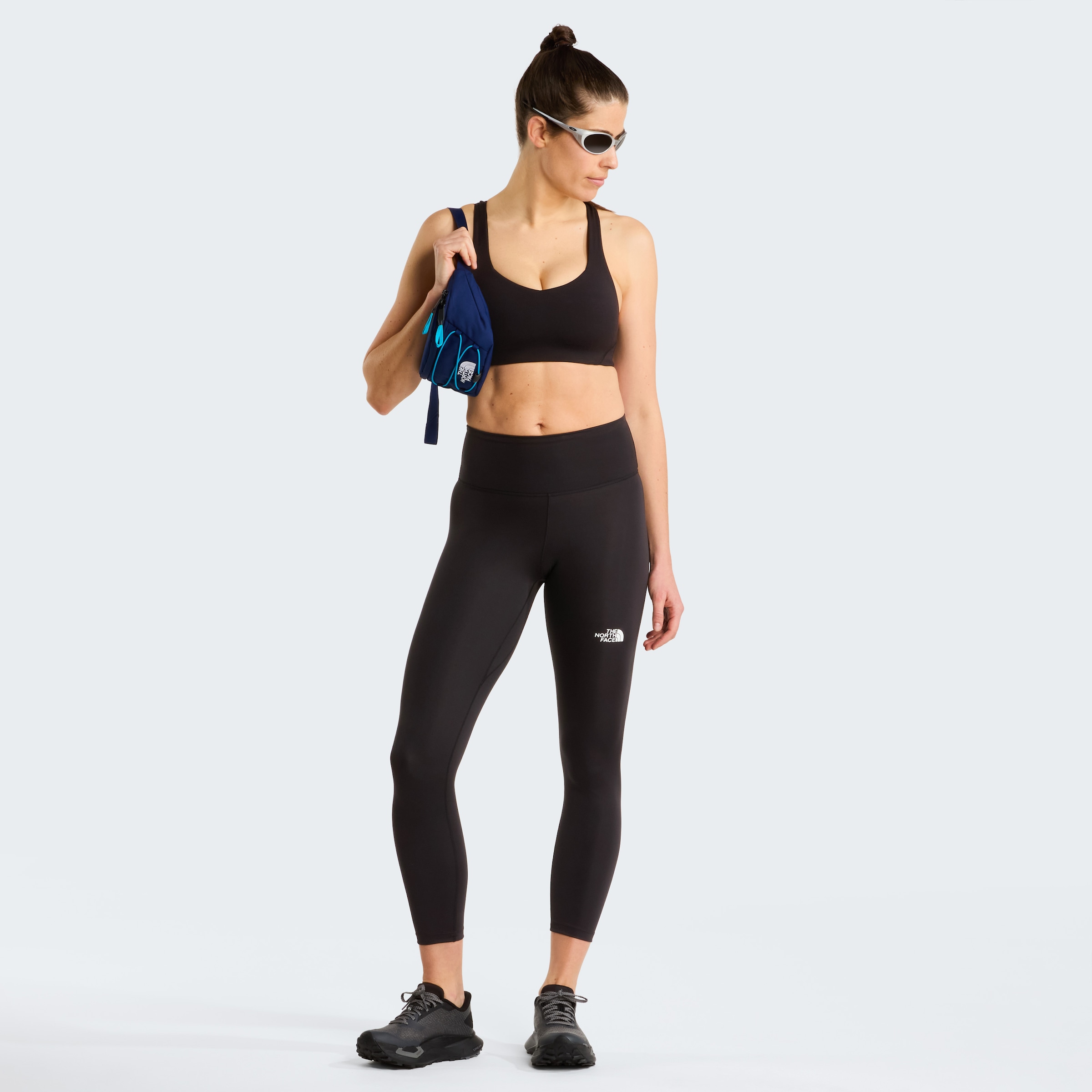 The North Face Funktionstights »W FLEX 25IN TIGHT«  mit FlashDry™ Technologie, konturierter Mesh-Bund, sportlicher Stil