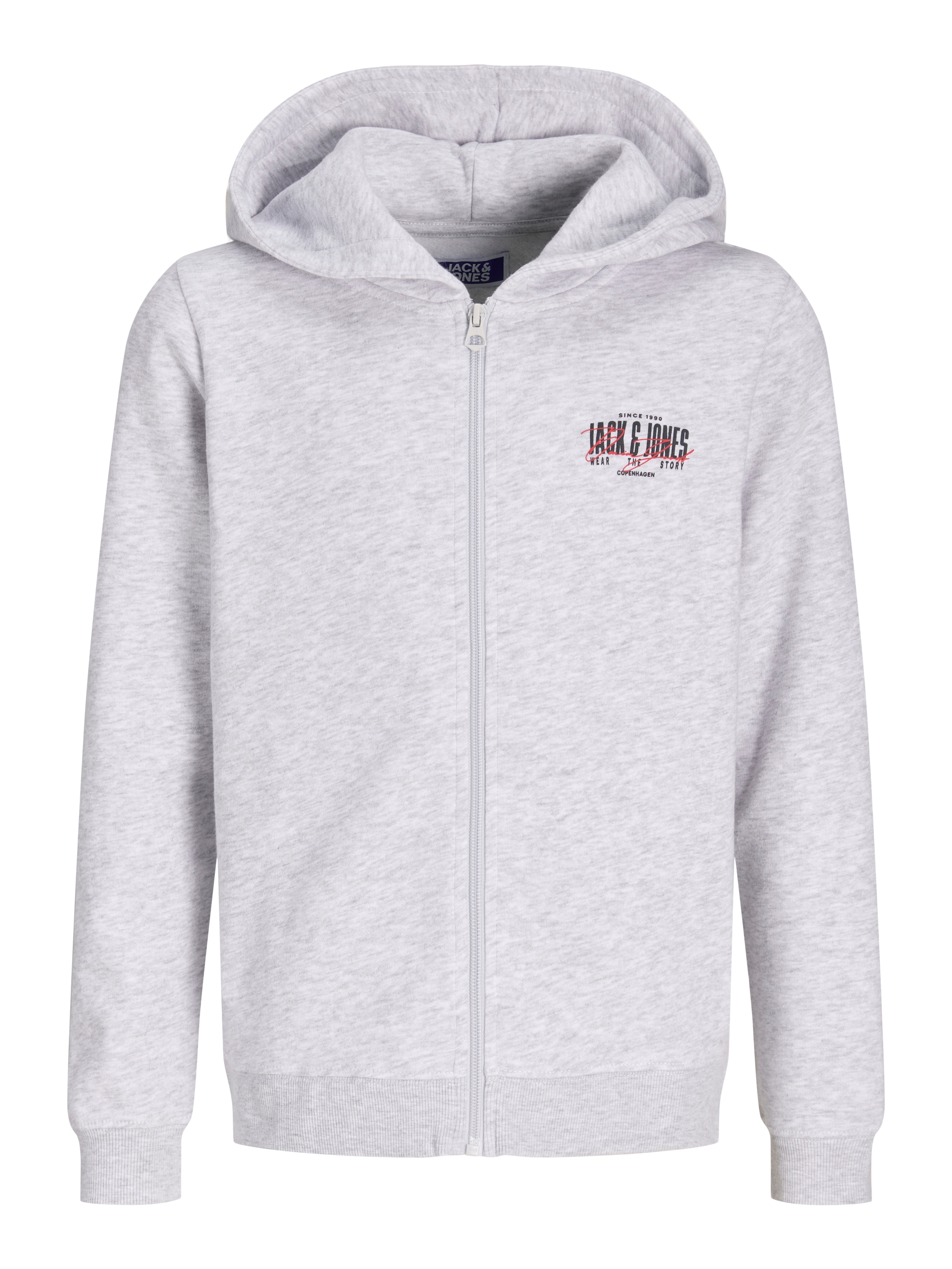 Jack & Jones Junior Kapuzensweatjacke »JJAERO SWEAT ZIP HOOD JNR« Baumwollmischung, regular fit