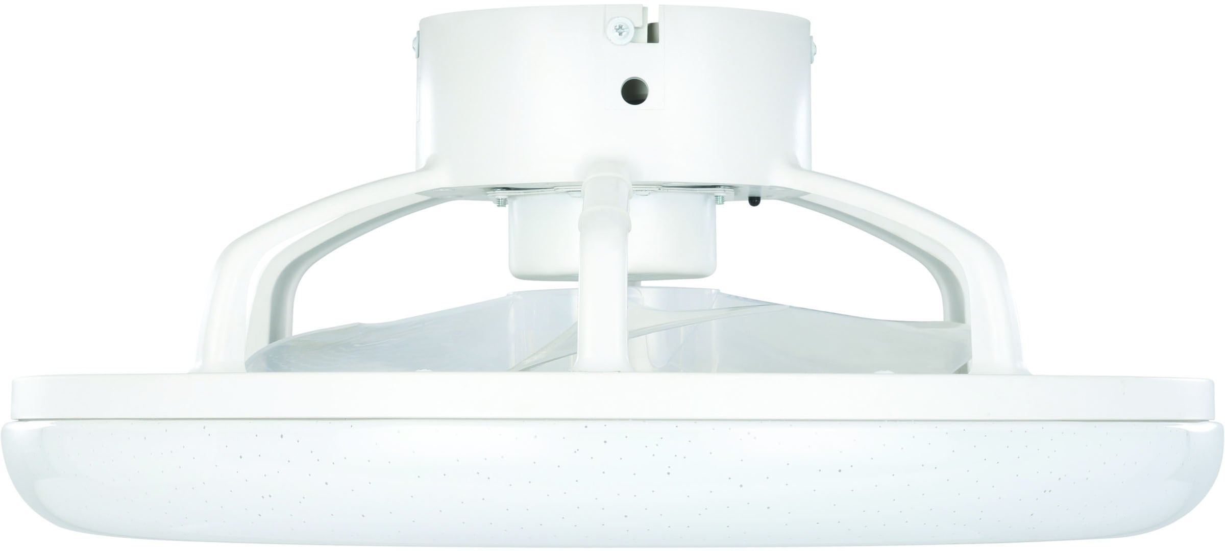 EGLO LED Deckenleuchte »KOSTRENA Leuchte und Ventilator - ABS - LED - 3X8,5W - IP20« LED-Modul 1 Stk. Kaltweiß | Neutralweiß | Warmweiß Deckenventilator, Deckenleuchte, Wohnzimmer, Schlafzimmer, H19xØ45,5cm