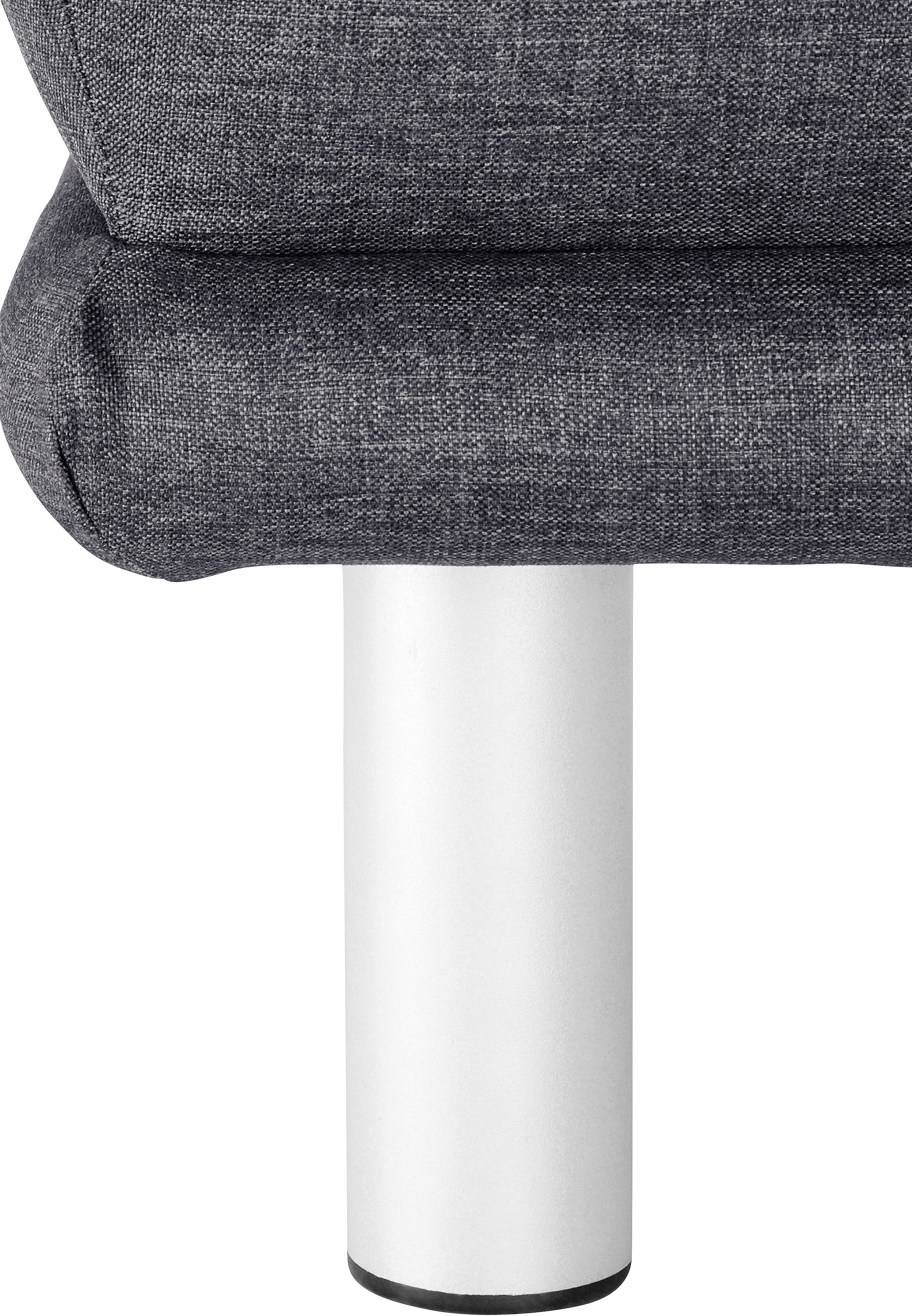 TRENDMANUFAKTUR Hocker »Cecilia II, modern und elegant, B/T 66/66cm«