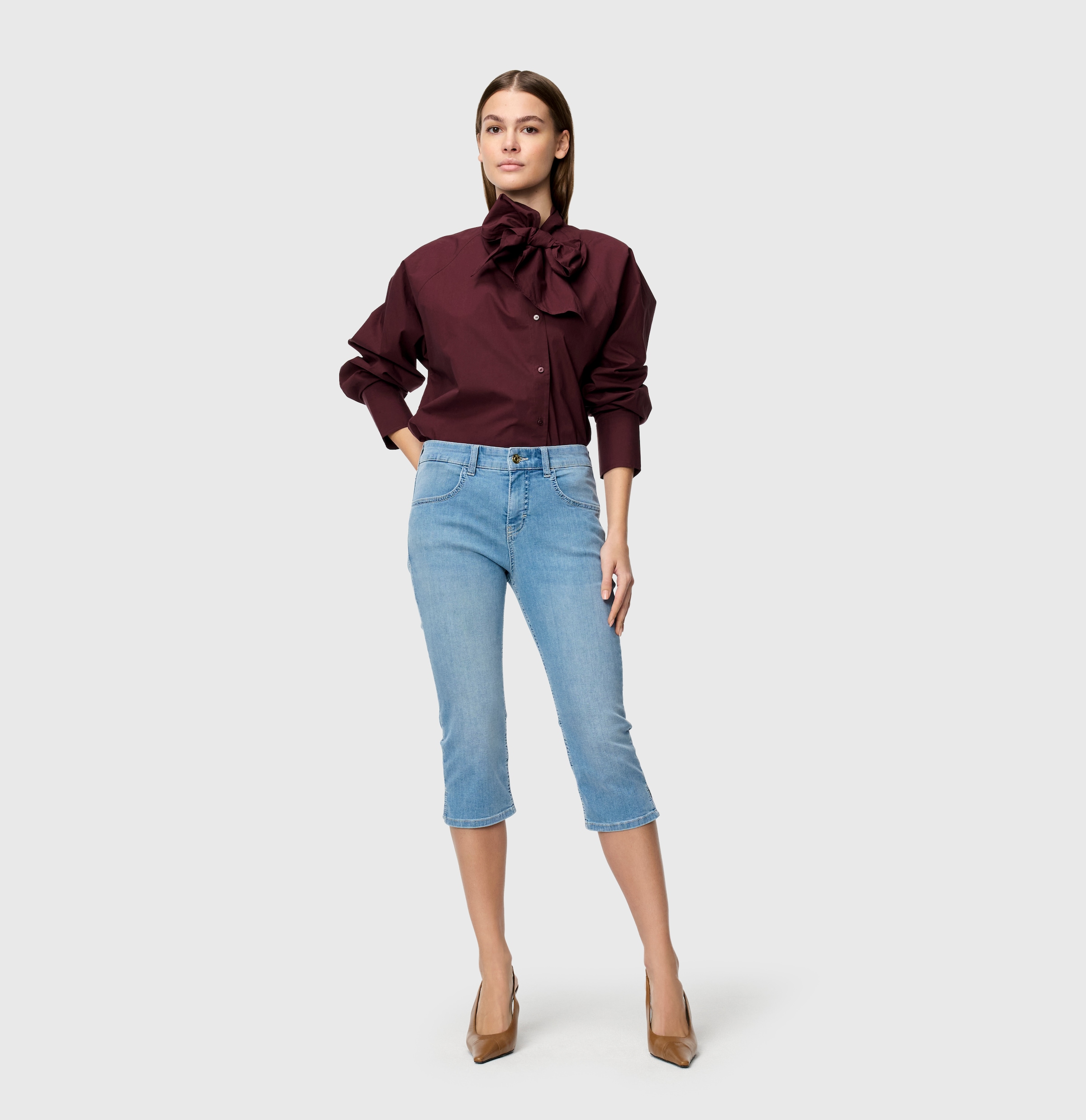 MAC Caprijeans »CAPRI summer clean« mit Stretch