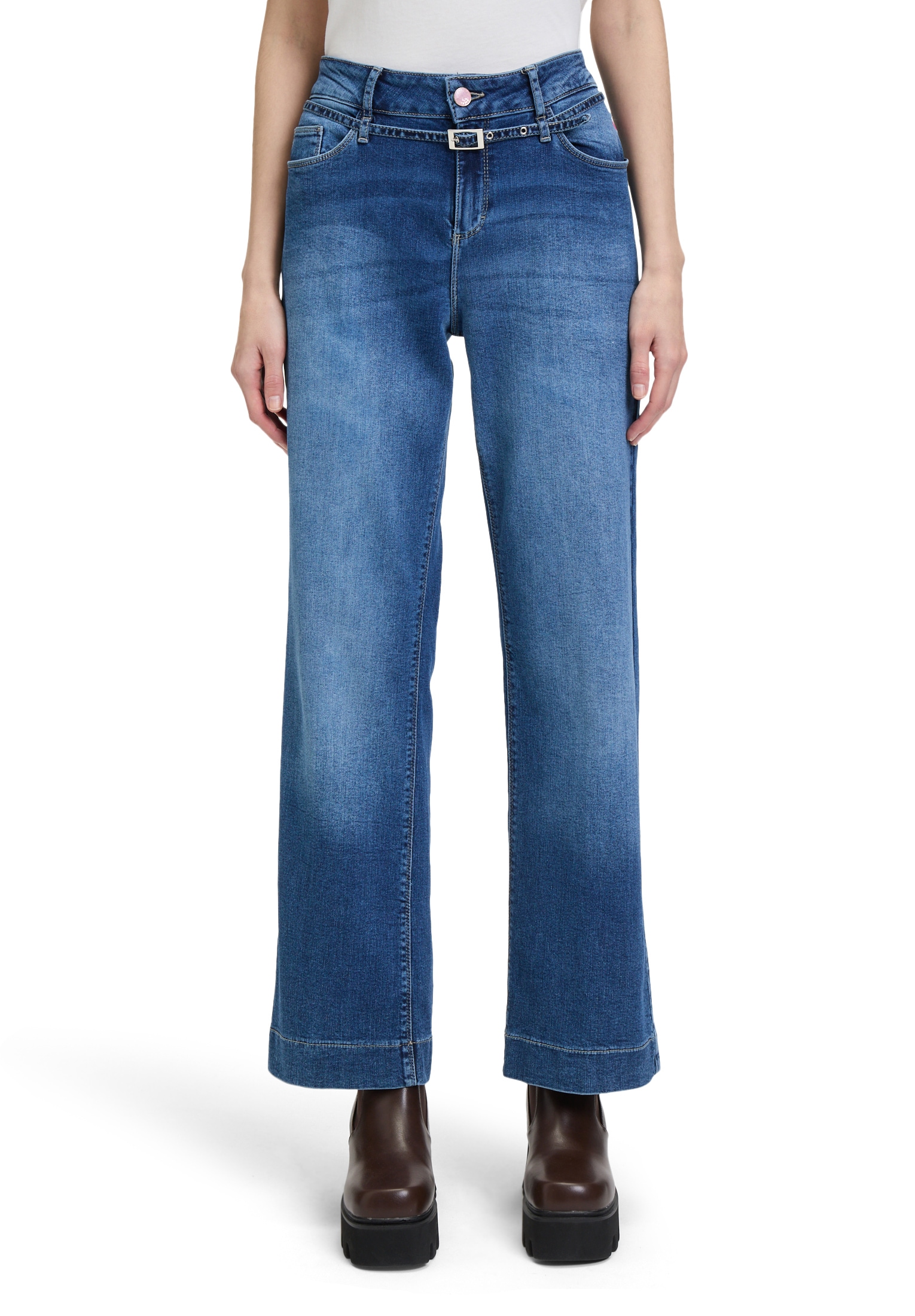 Cartoon Stretch-Hose »Stretch-Jeans mit Stickerei«