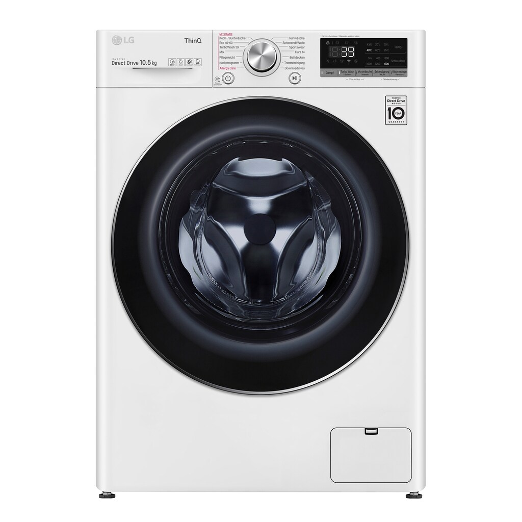 LG Waschmaschine, F6W105A, 10,5 kg, 1600 U/min