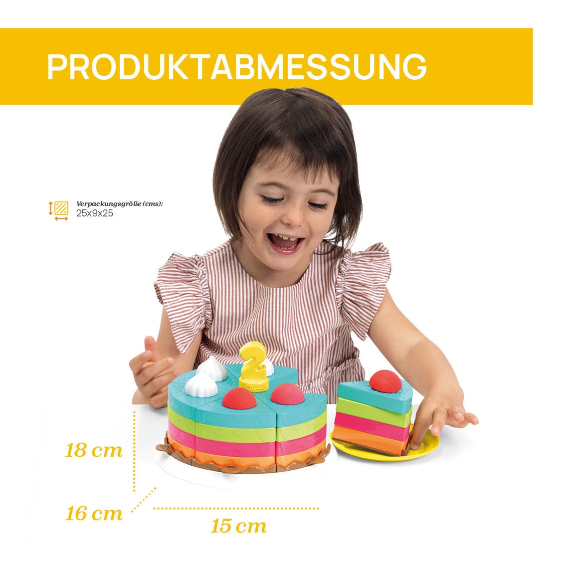 Chicco Spiellebensmittel »2In1 Torten-Kuchen-Spielset«