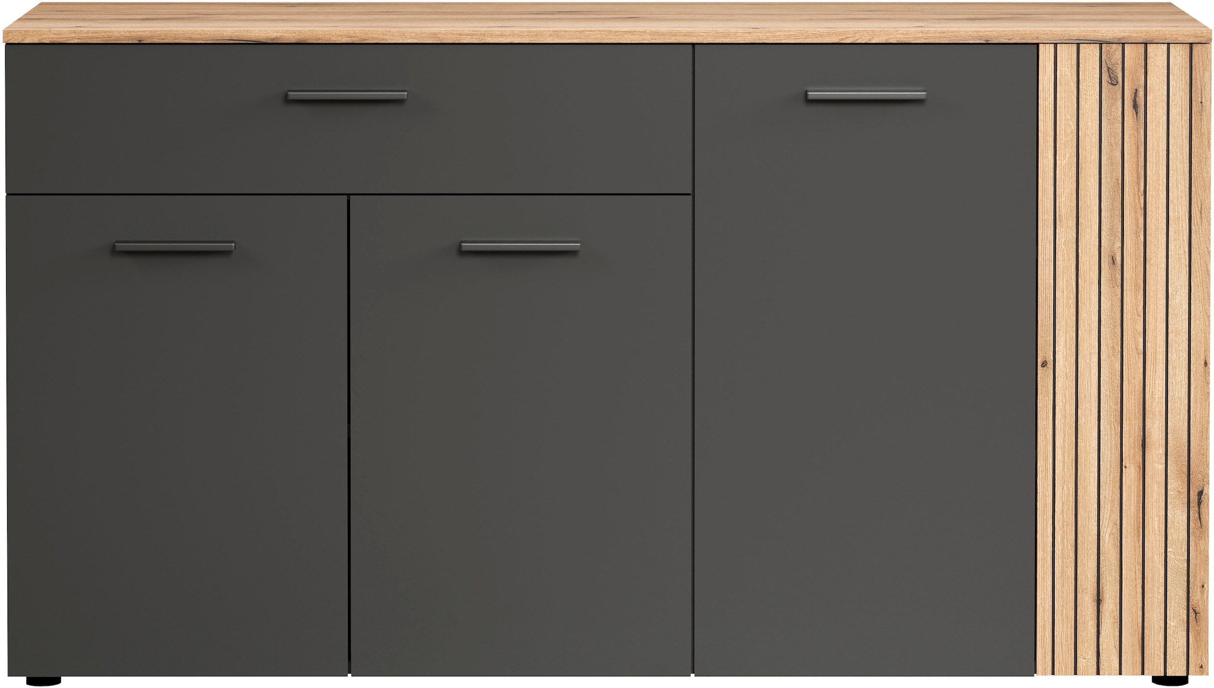 INOSIGN Sideboard »Estepona«, (1 St.), Kommode, Akustikpaneel-Look; Breite 150 cm