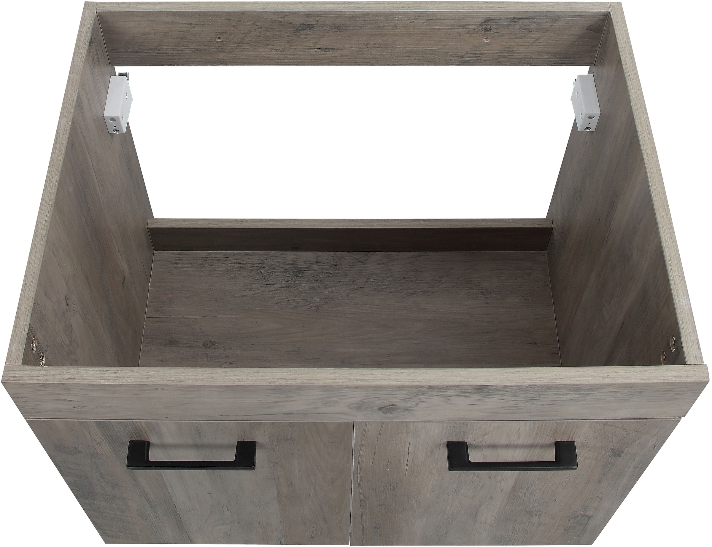welltime Waschtisch »Florenz, Breite 60cm, 2 Tür, 2 Fächer, MDF-Front«, Waschplatz mit 2 Türen,in verschiedenen Farben erhältlich, Badmöbel