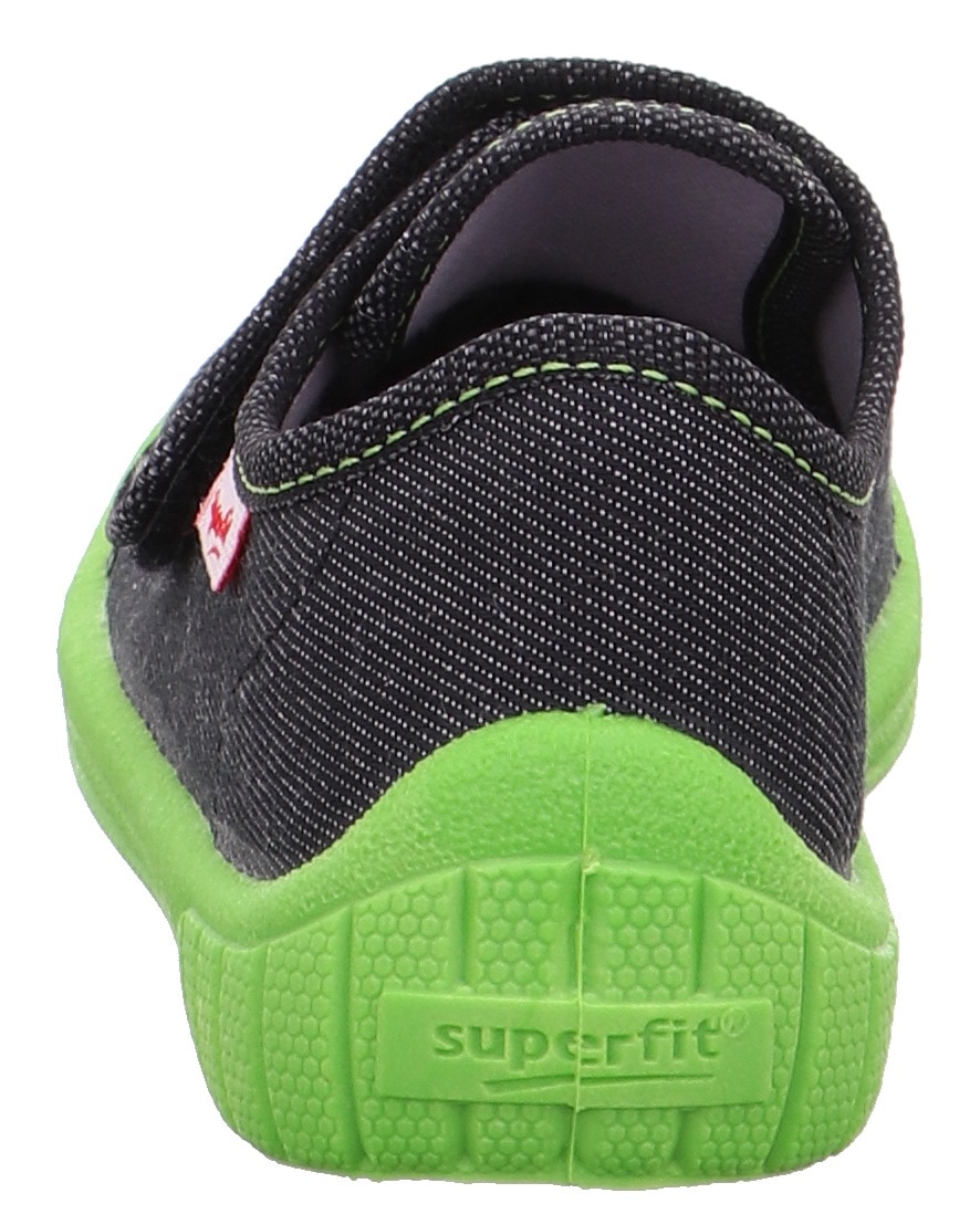 Superfit Hausschuh »BILL WMS: mittel«  Kindergartenschuh mit Klettverschluss, Größenschablone zum Download