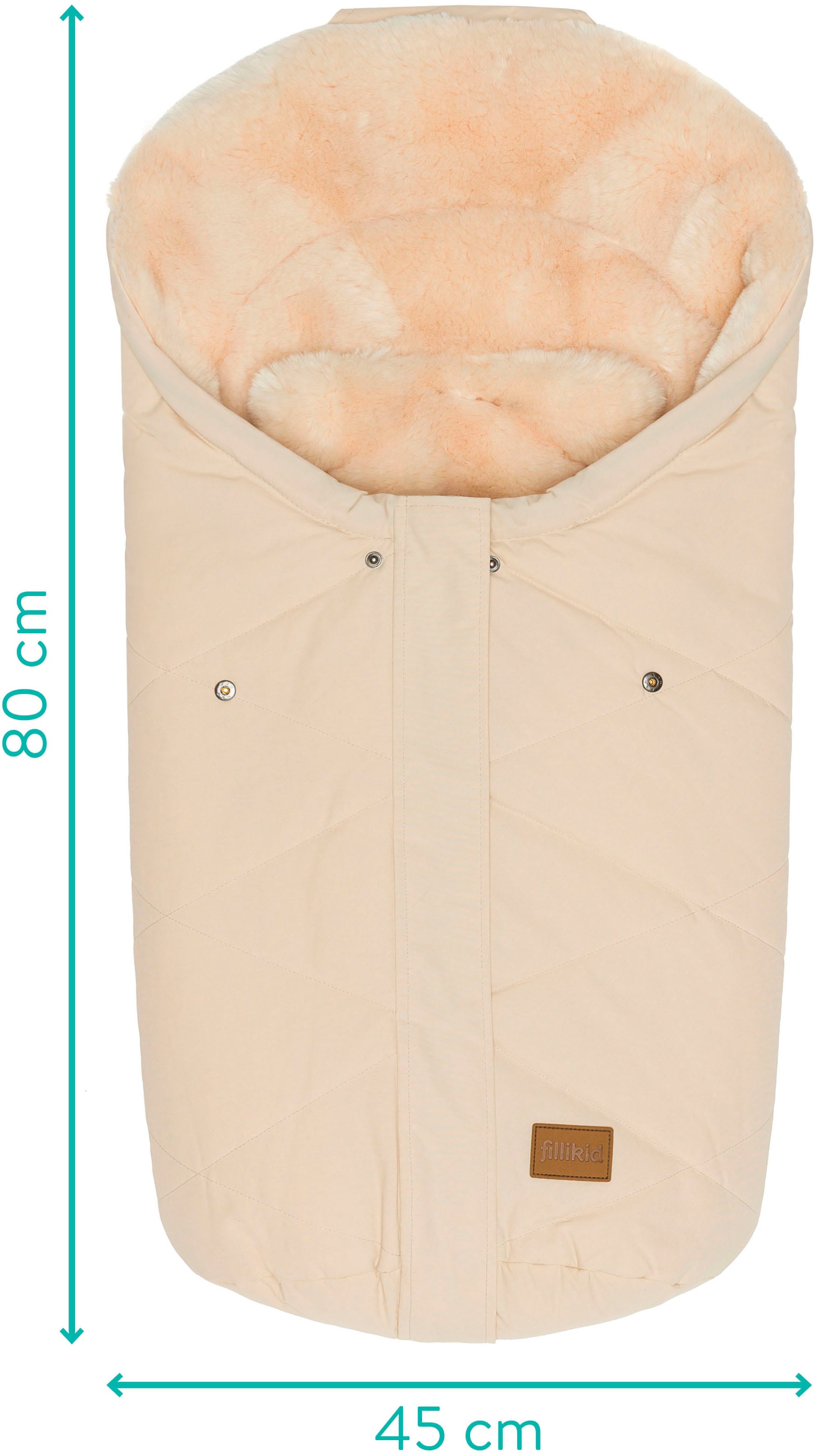 Fillikid Fußsack »Vegan Style, Winterfußsack«