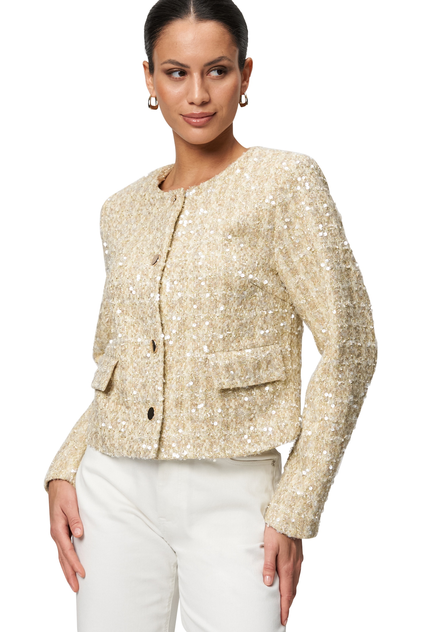 Zero Jackenblazer »Blazer mit Pailletten«