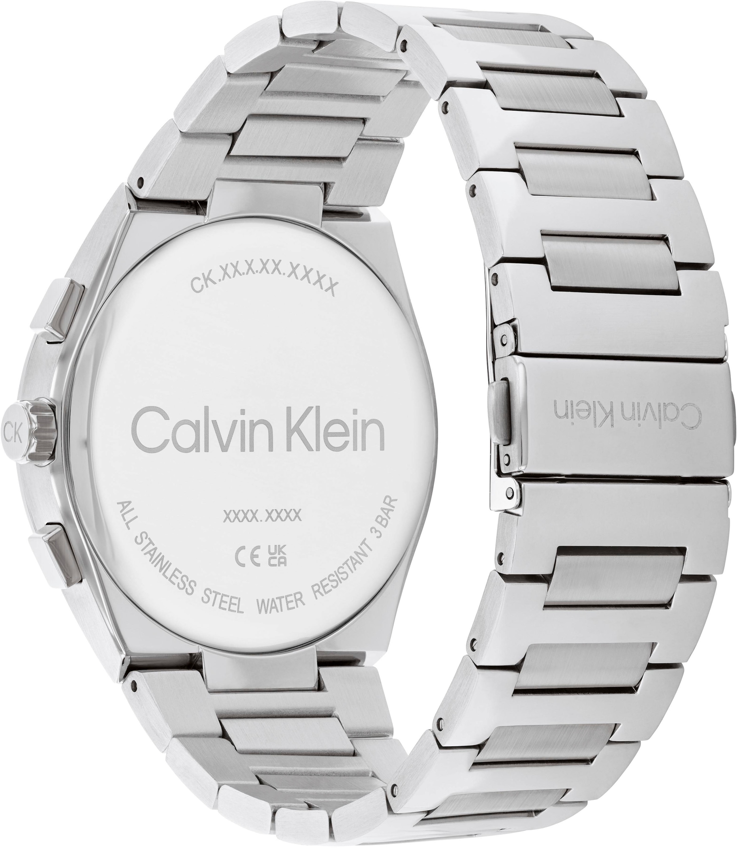 Calvin Klein Multifunktionsuhr »ARCHITECTURAL MULTI« Quarzuhr, Armbanduhr, Herrenuhr, Datum, Edelstahlarmband