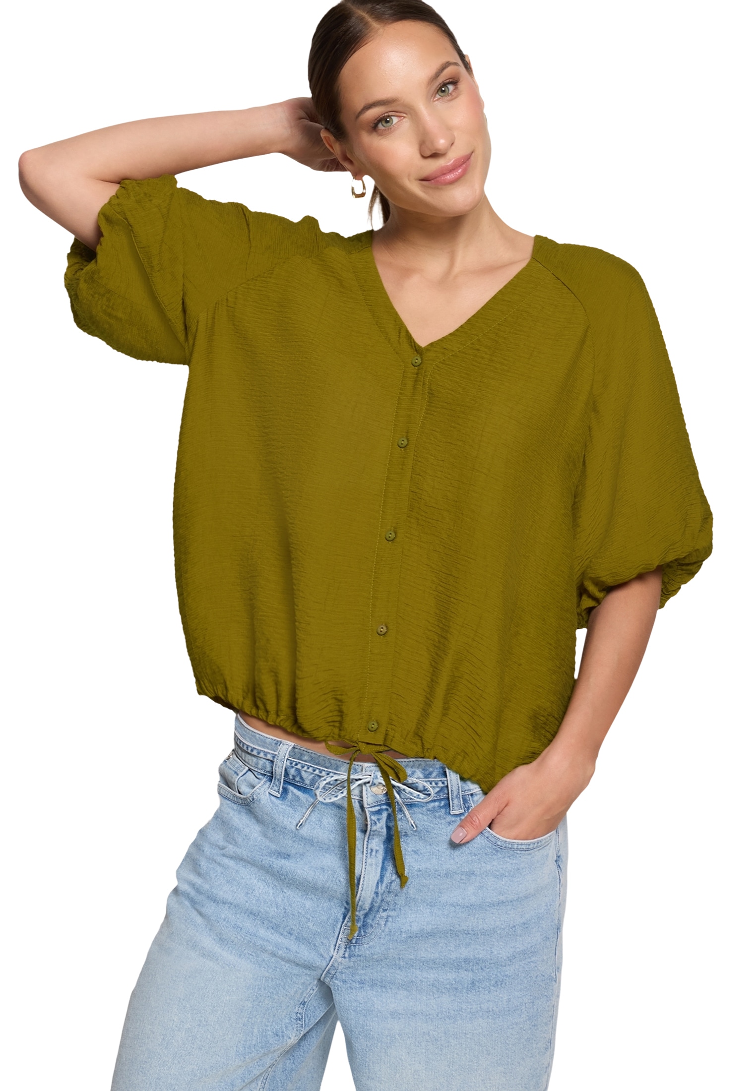 Zero Klassische Bluse »Casual-Bluse«