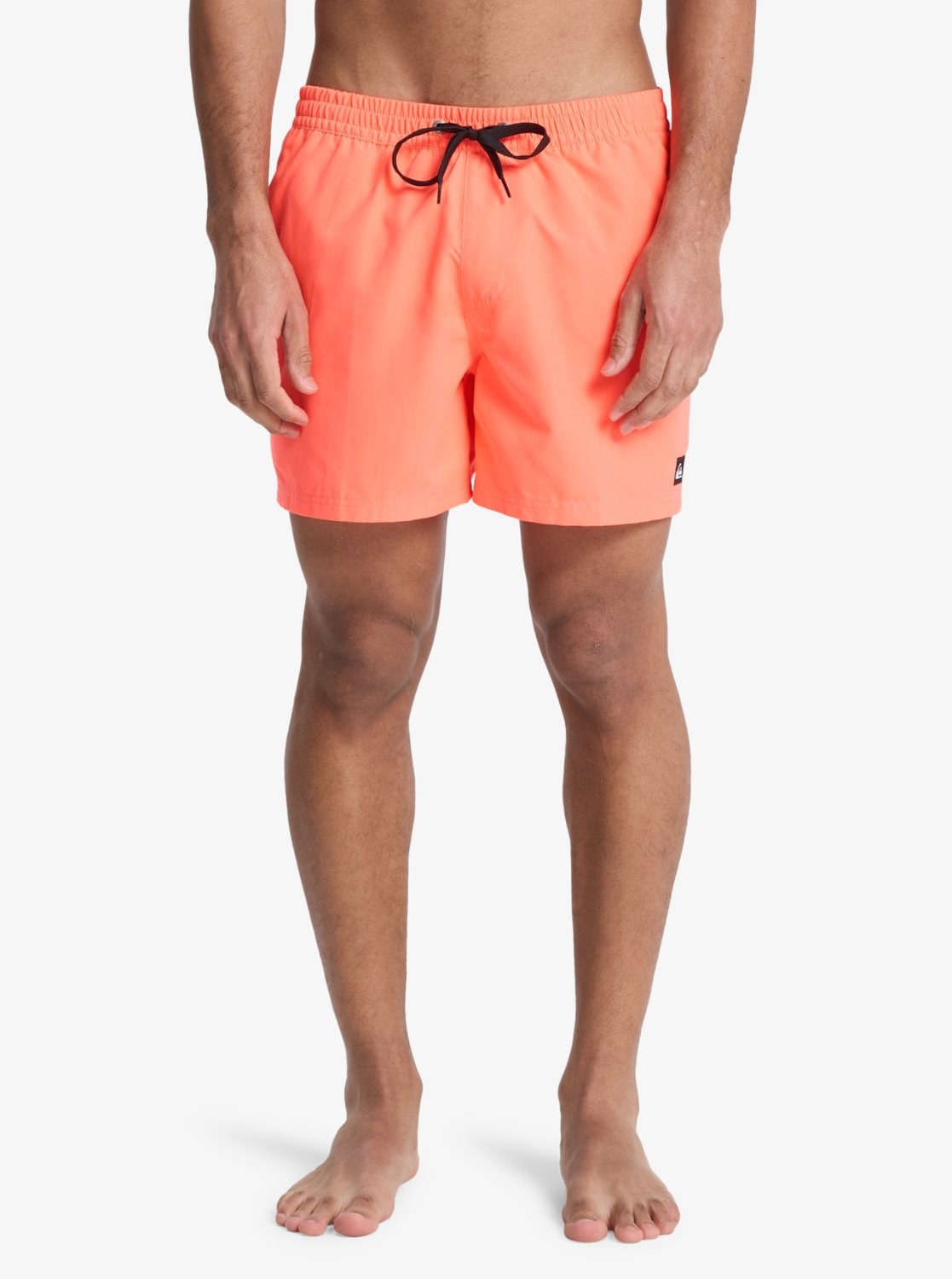 Quiksilver Badeshorts »EVERYDAY VOLLEY 15« unifarbene Optik, mit Brandlabel, schnelltrocknend, normale Leibhöhe
