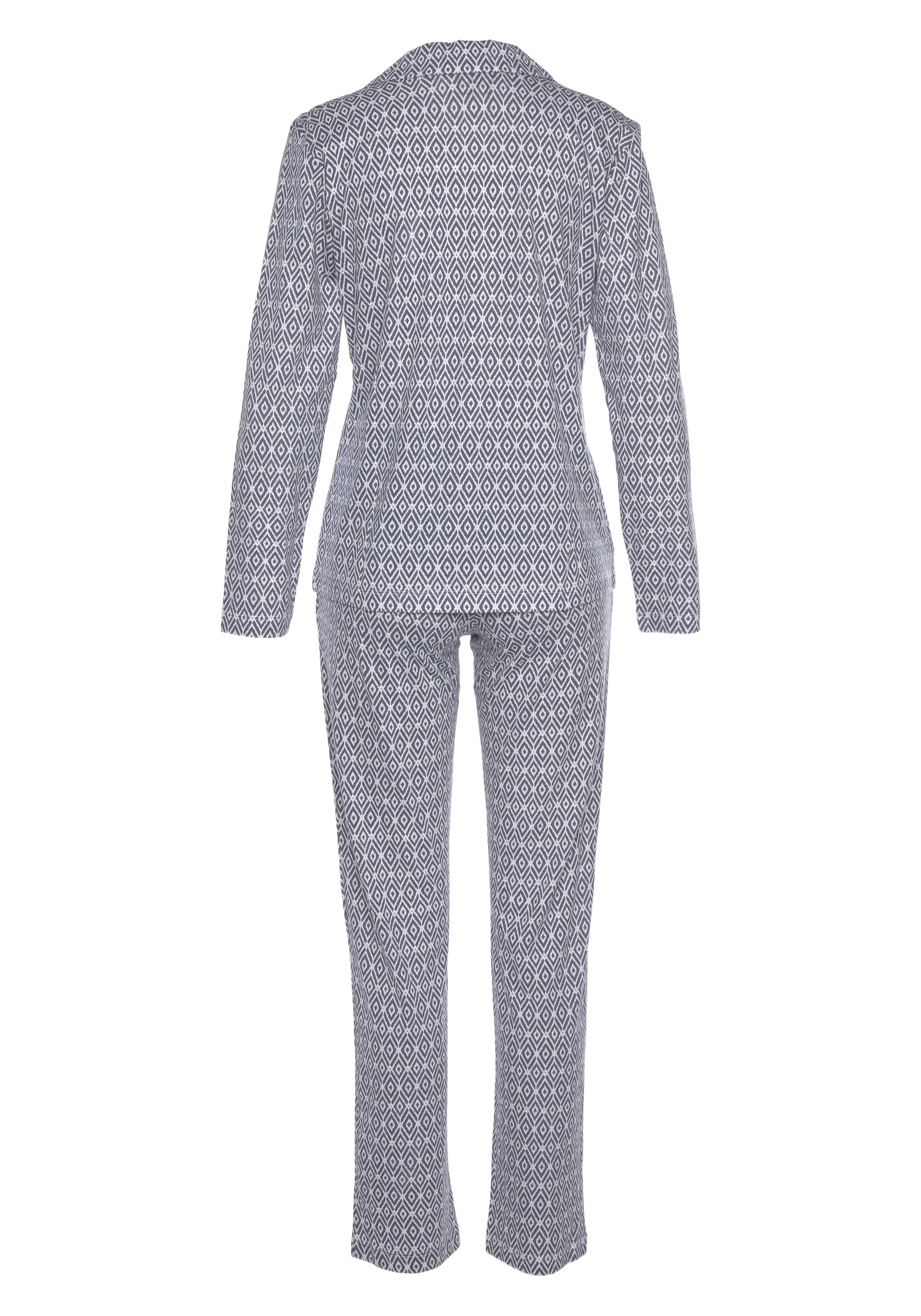 Vivance Dreams Pyjama, (2 tlg.), in schönem Muster