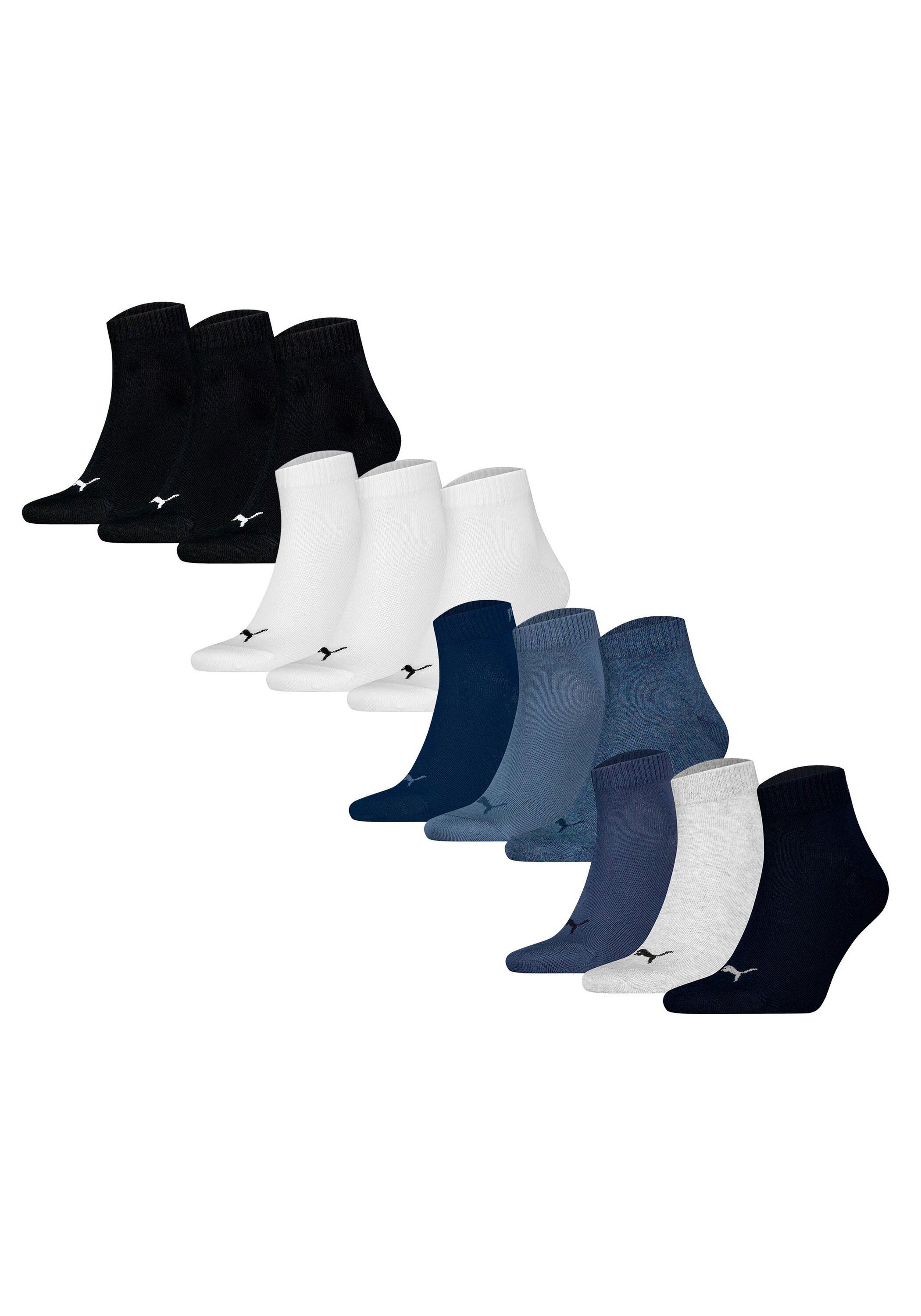 PUMA Kurzsocken »Socken Quarter Plain 12P 12er Pack« 12 Paar tlg.