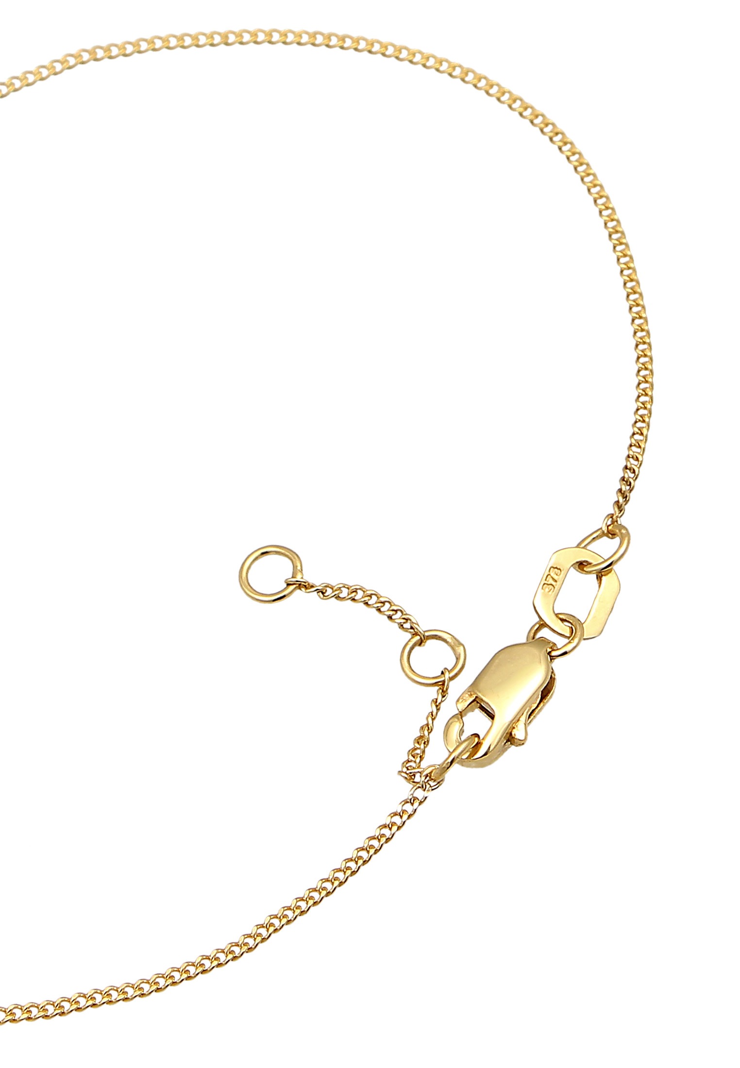 HAZE & GLORY Armkette »Armband Synthetischer Saphir Topas 375er Gelbgold«