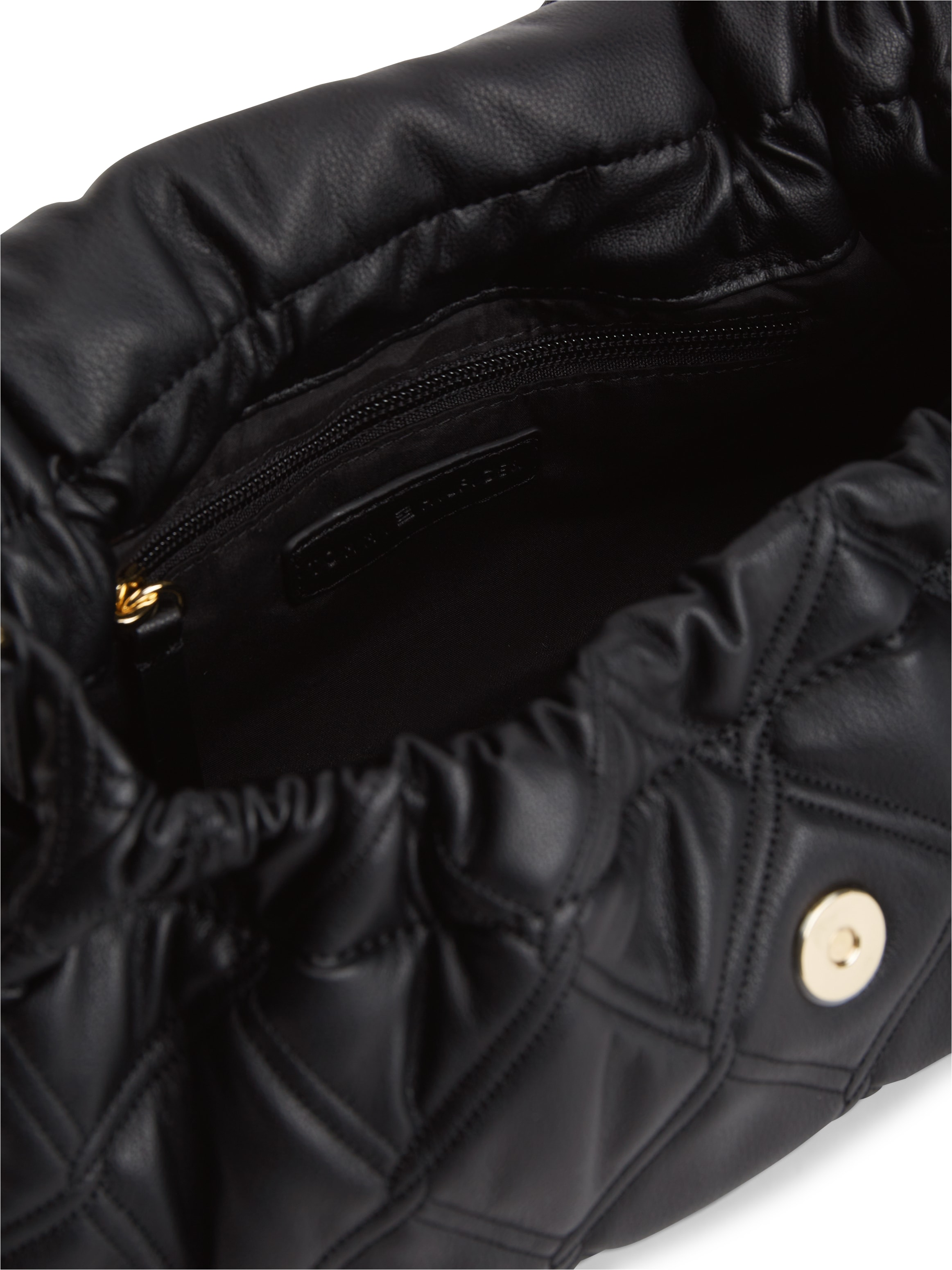 Tommy Hilfiger Schultertasche »TH FEMININE SHOULDER BAG« Damen Umhängetasche, Tragetasche, mit goldfarbener Zierkette