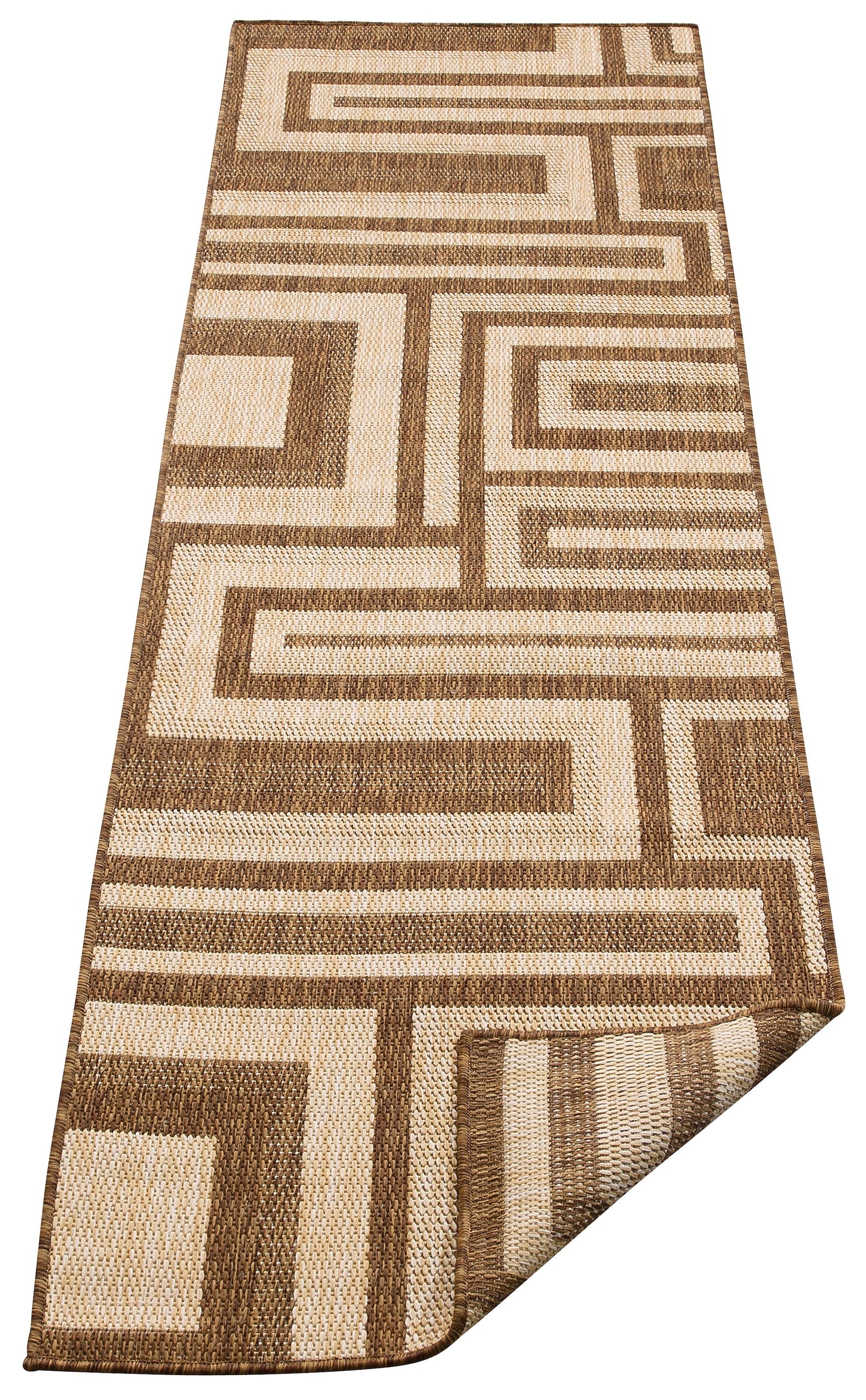 Newport Teppichläufer Gelb - Beidseitig Nutzbar Für Drinnen & Draußen, Wetterfest Und Pflegeleicht