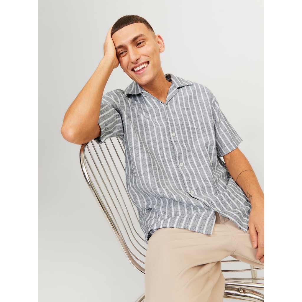 Jack & Jones Kurzarmhemd »JORCABANA STRIPE SHIRT SS SN«