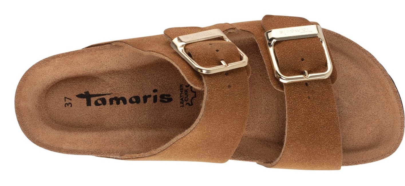 Tamaris Pantolette  Sommerschuh, Schlappen mit gepolstertem Fußbett