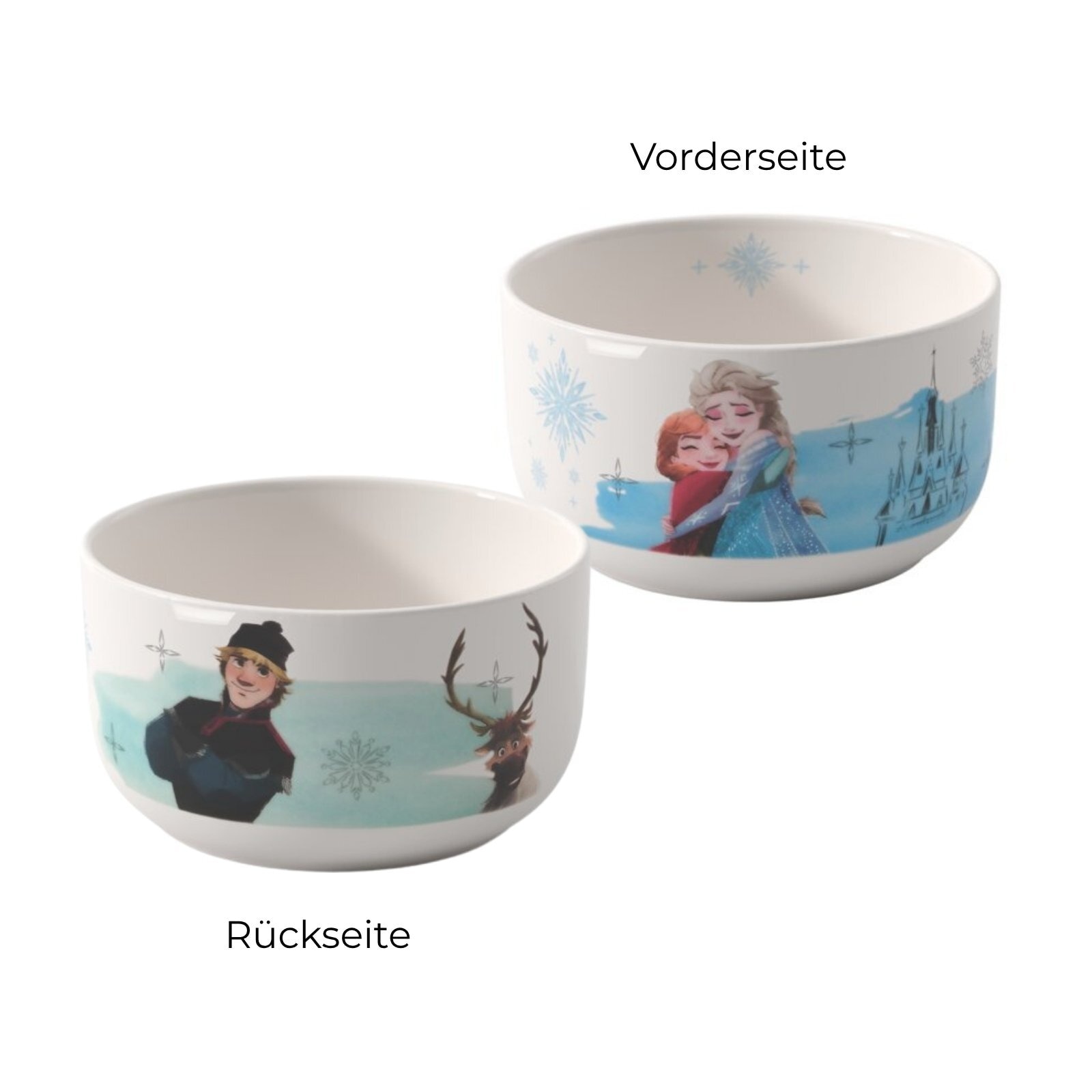 Villeroy & Boch Kindergeschirr-Set »Kindergeschirr-Set Disney Frozen 3er Set bunt« Spülmaschinenfest, Mikrowellensicher