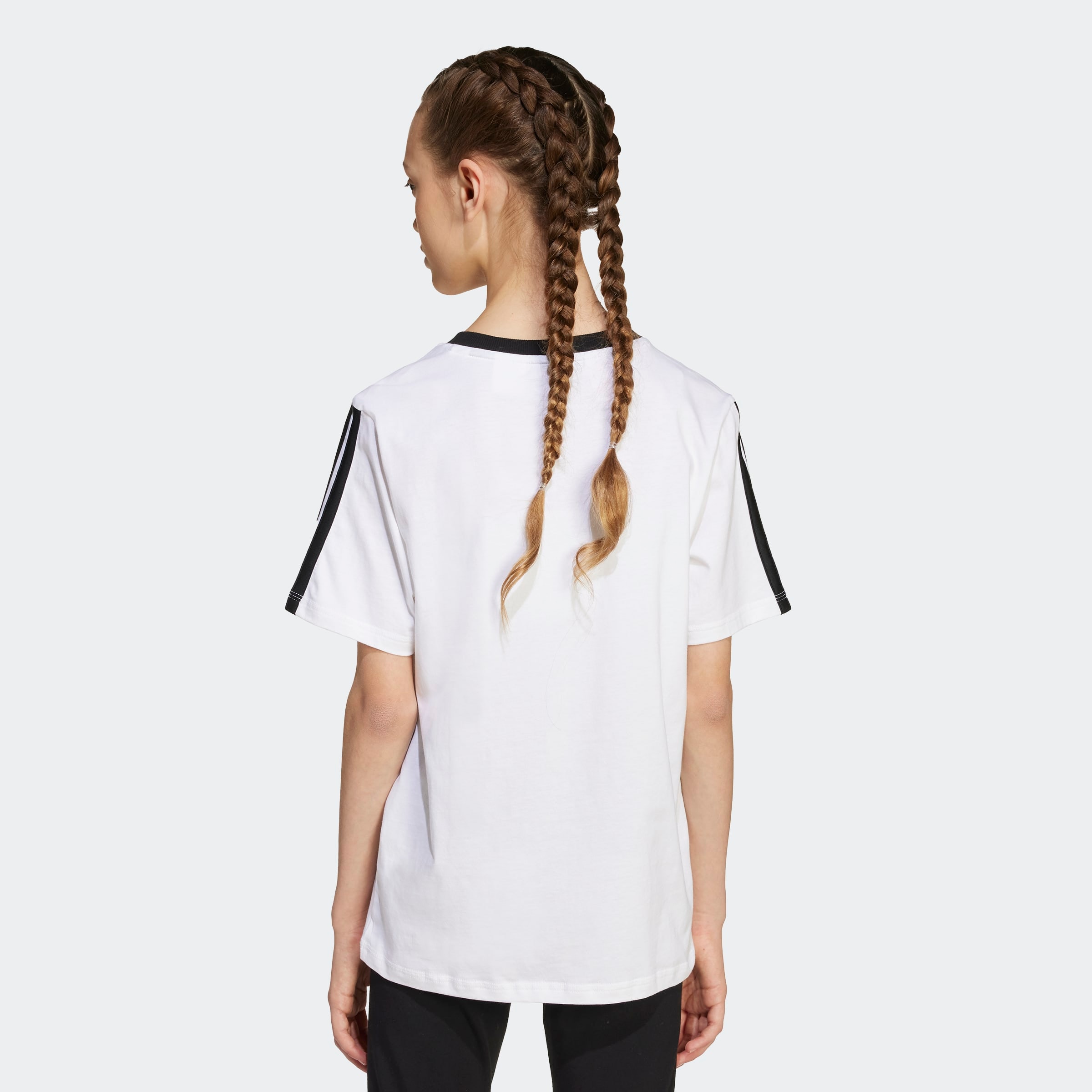 adidas Sportswear T-Shirt »ESSENTIALS KIDS« für Kinder, mit Rundhalsausschnitt, ohne Verschluss, aus Baumwolle