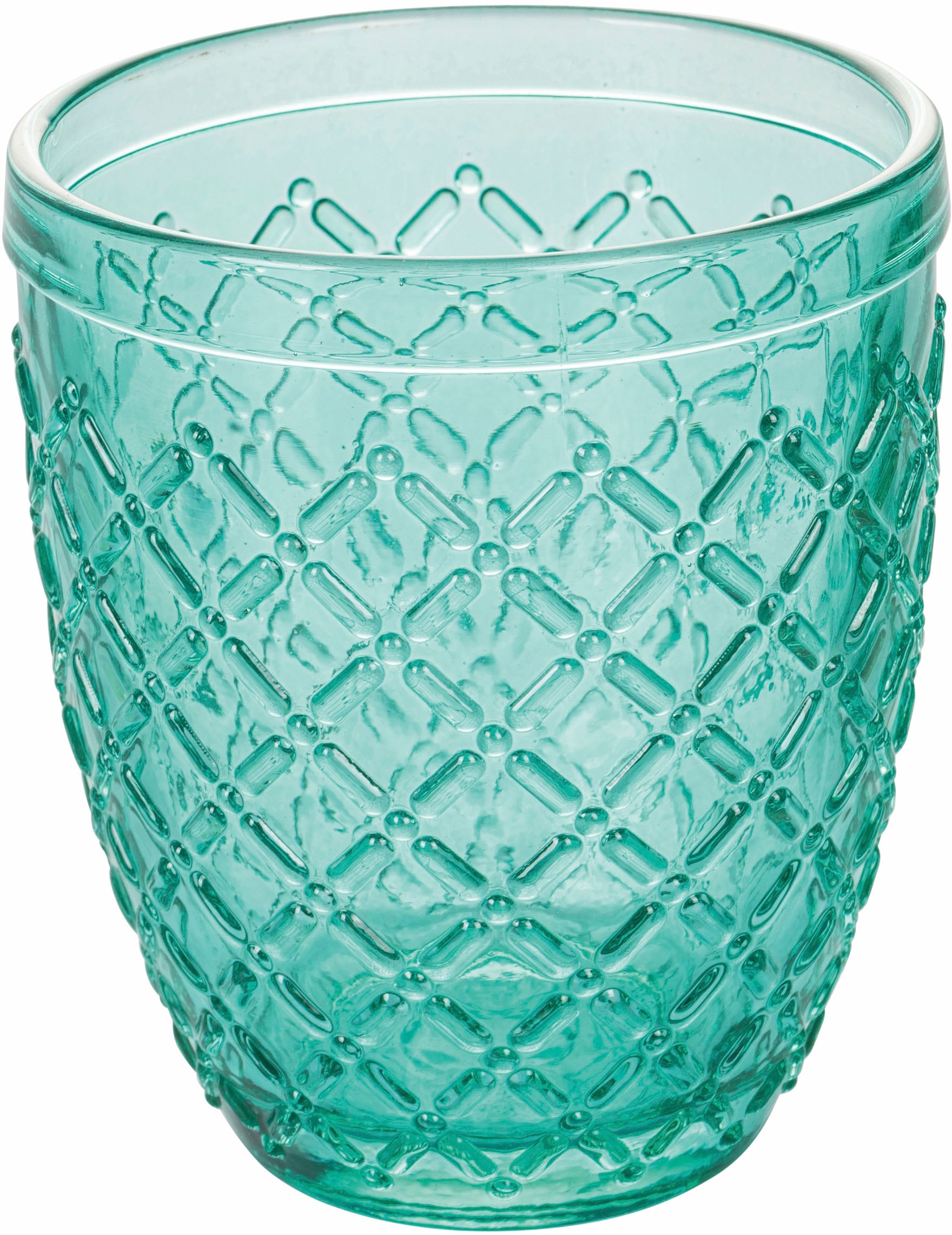 Villa d'Este Gläser-Set »Castle Greenery«, (Set, 6 tlg.), Wassergläser-Set, 6-teilig, Inhalt 350 ml