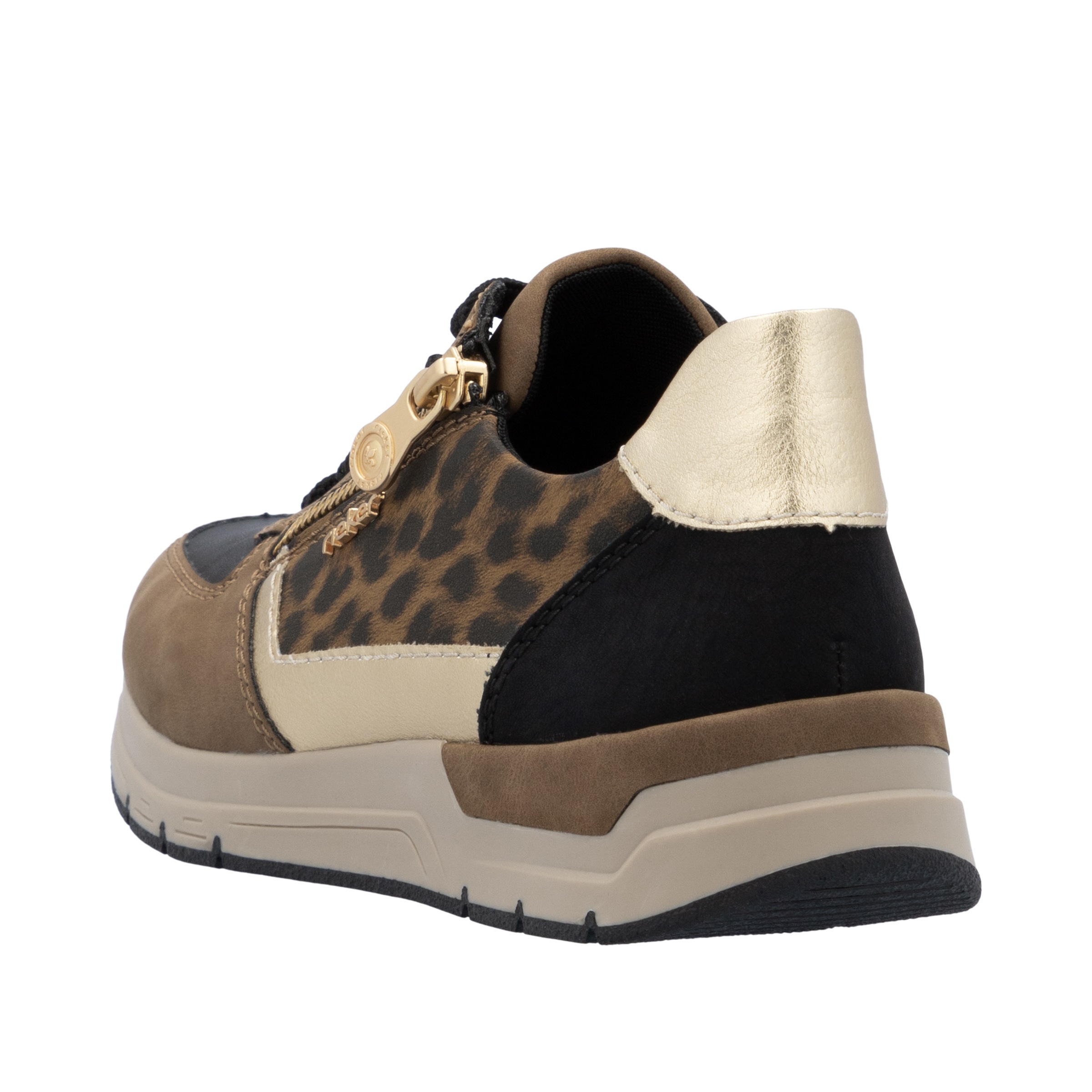 Rieker Sneaker, Freizeitschuh, Schnürschuh, Halbschuh mit modischen Akzenten