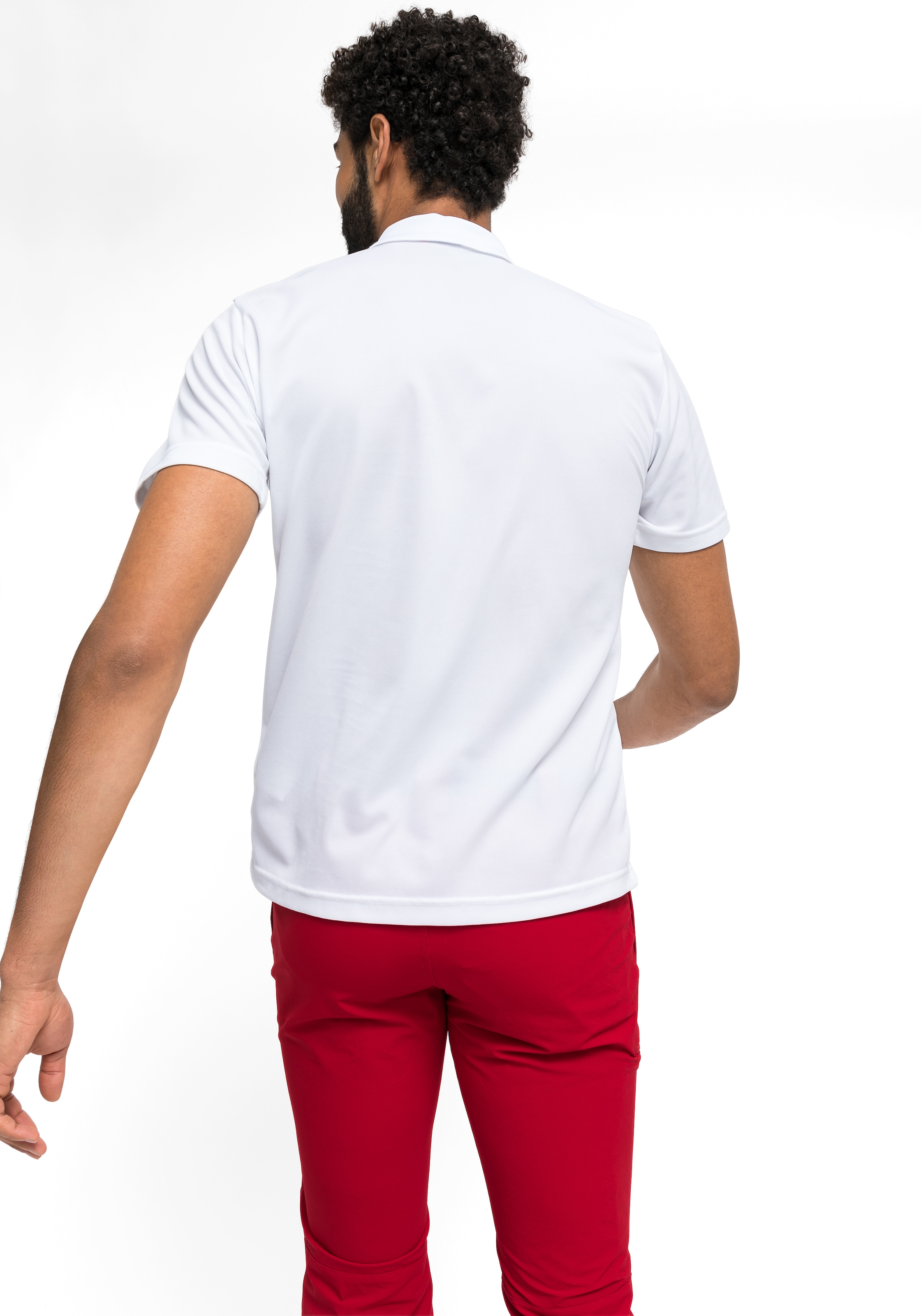 Maier Sports Poloshirt »Arwin 2.0« Herren Polo kurzarm, leichtes Shirt, Funktionsshirt mit Kragen Reg Fit